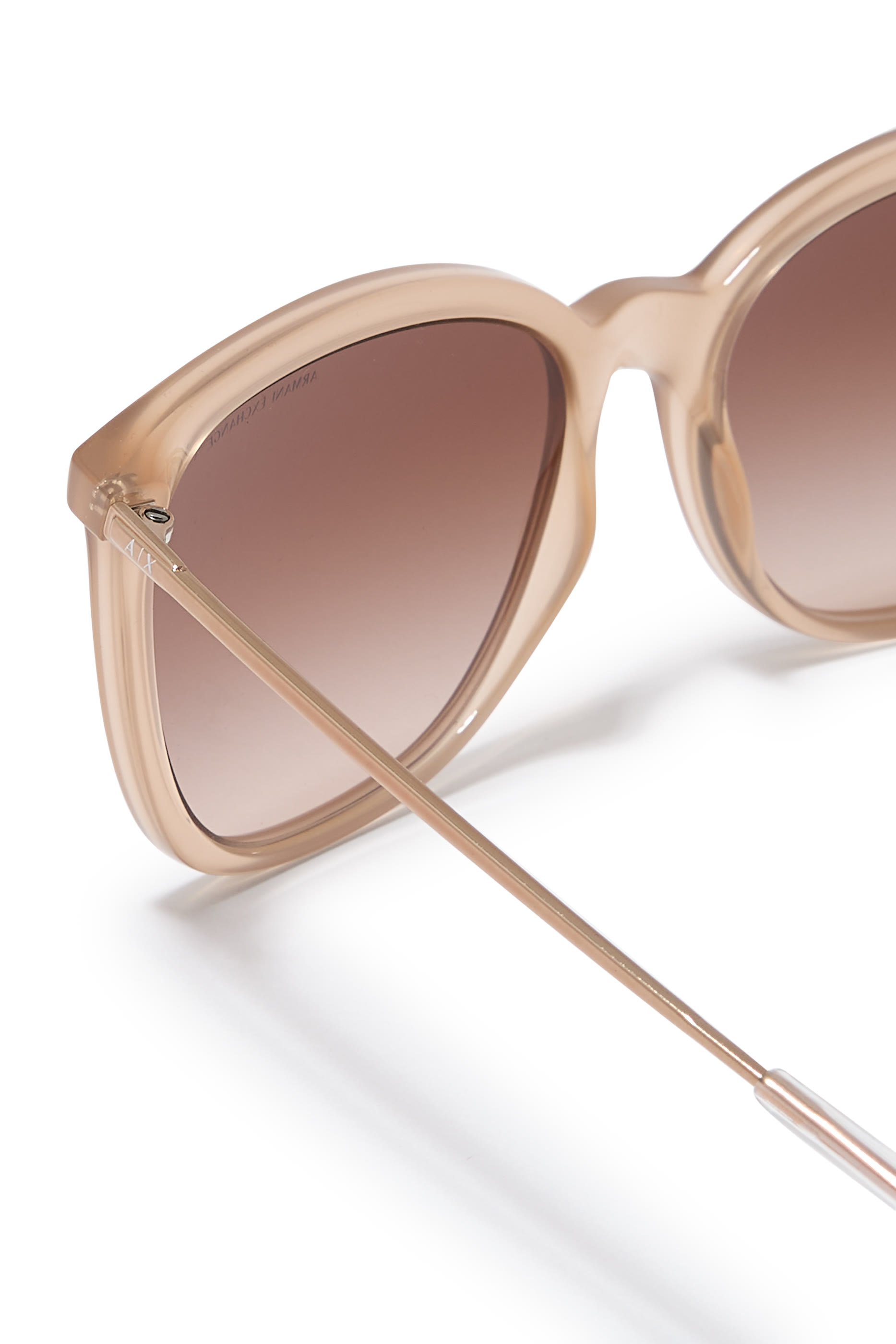 نظارة شمسية بإطار مستدير مزين بالمينا