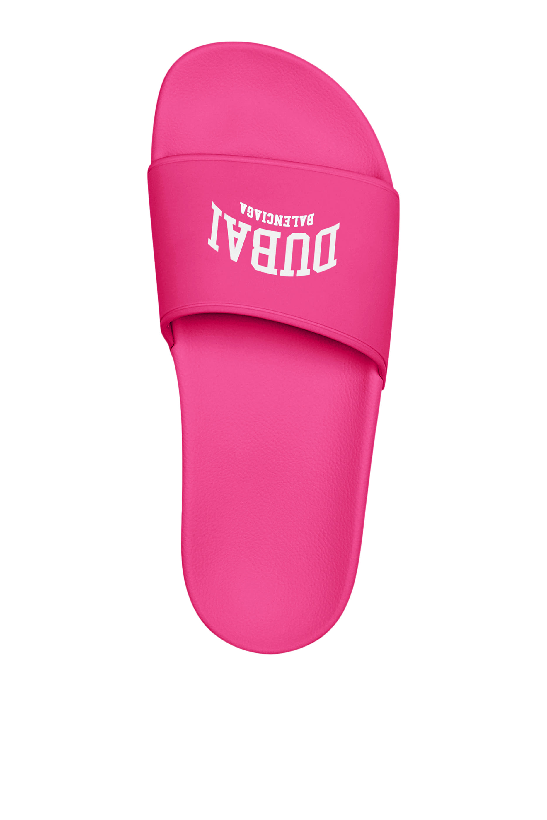 حذاء حمام السباحة مفتوح مزين بطبعة دبي