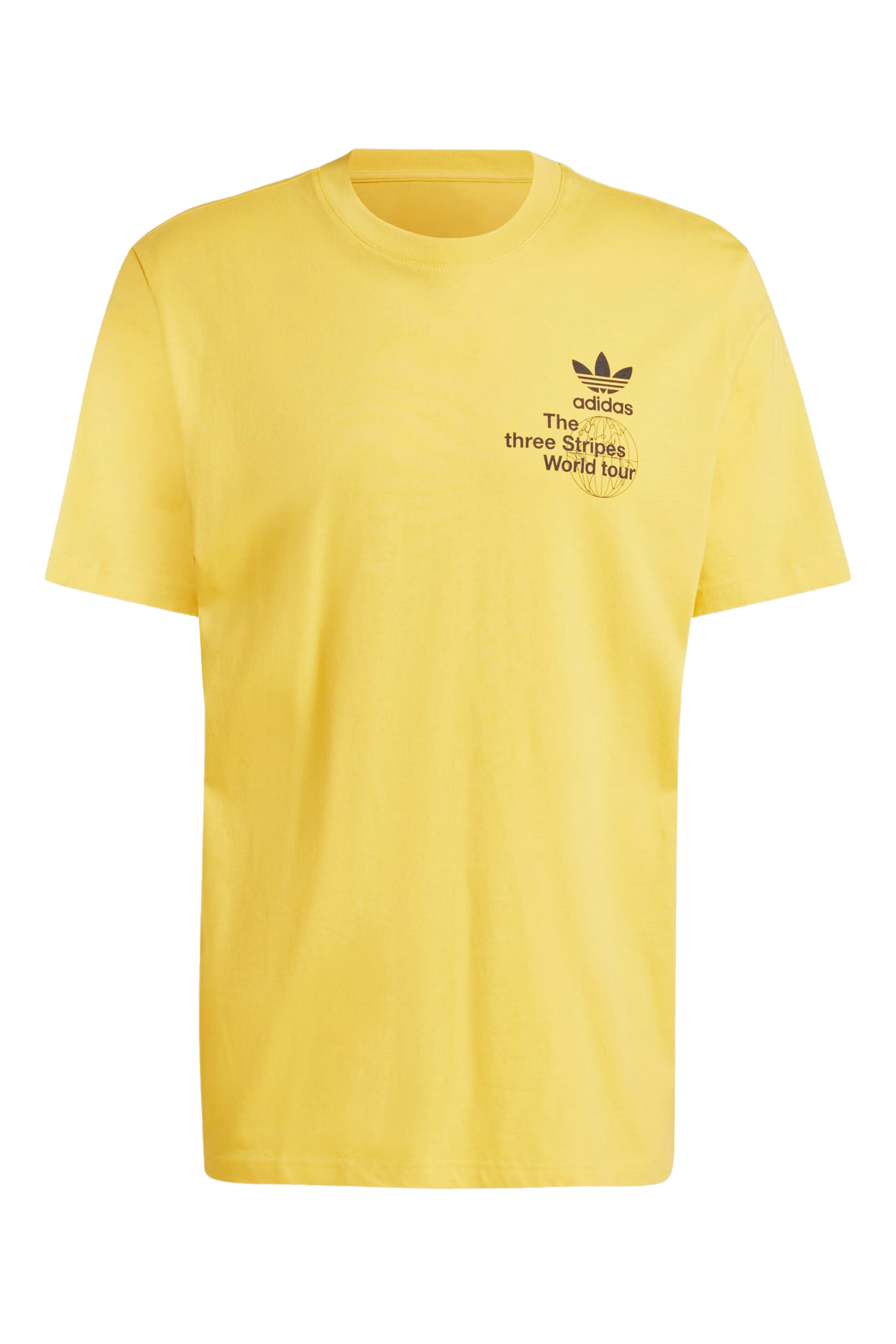 تيشيرت بأكمام قصيرة وطبعة شعار الماركة غرافيكية