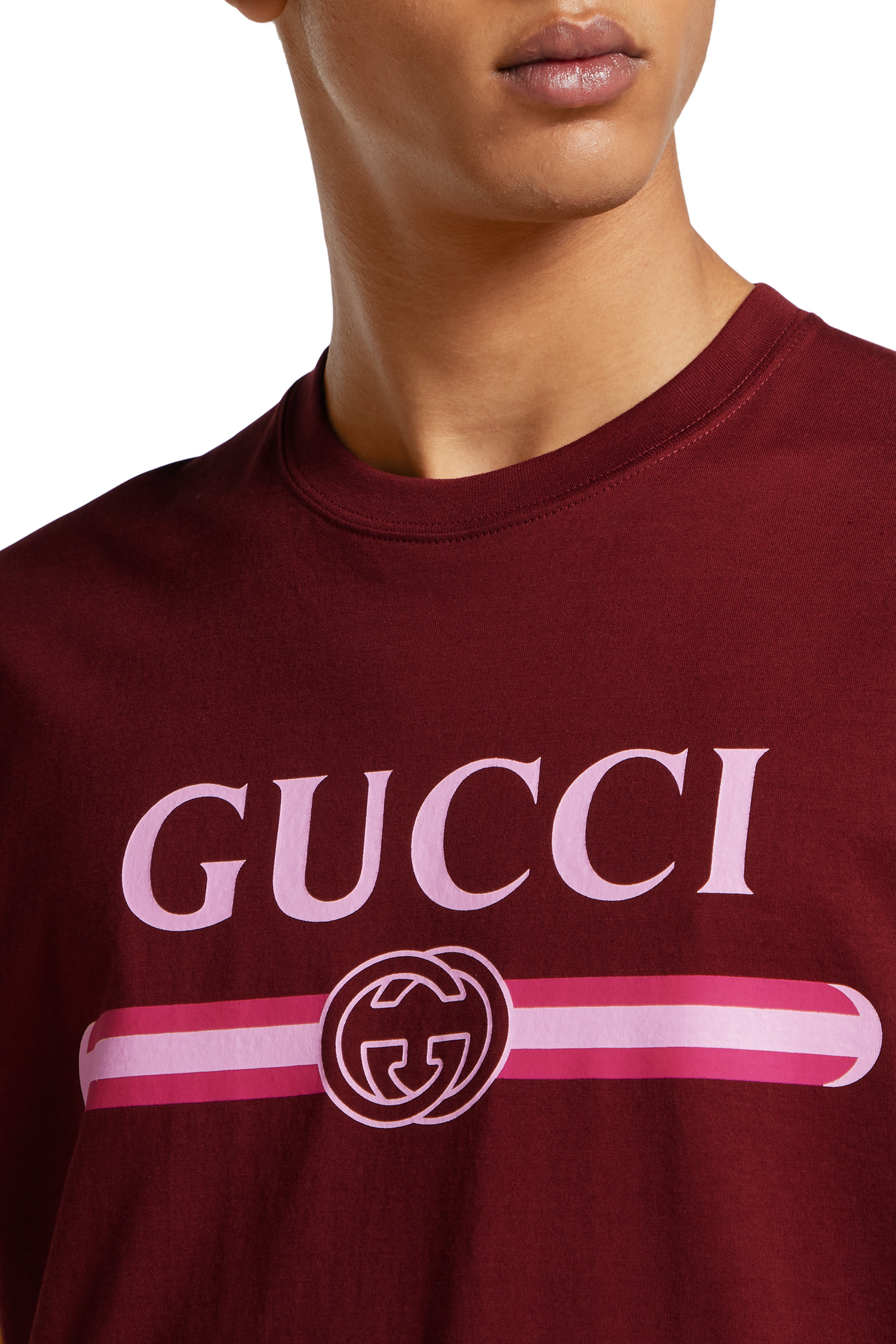 Logo Print Cotton Jersey T-Shirt