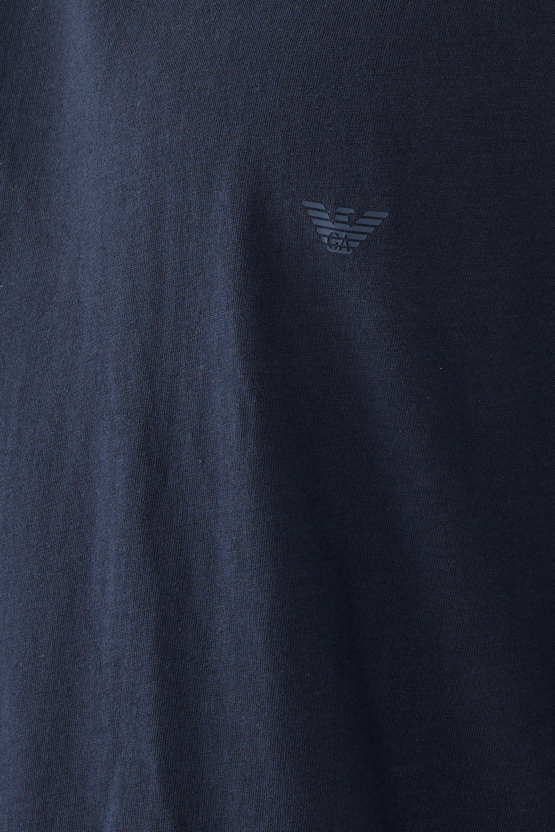 طقم تي شيرت قطن بفتحة رقبة مستديرة، قطعتان