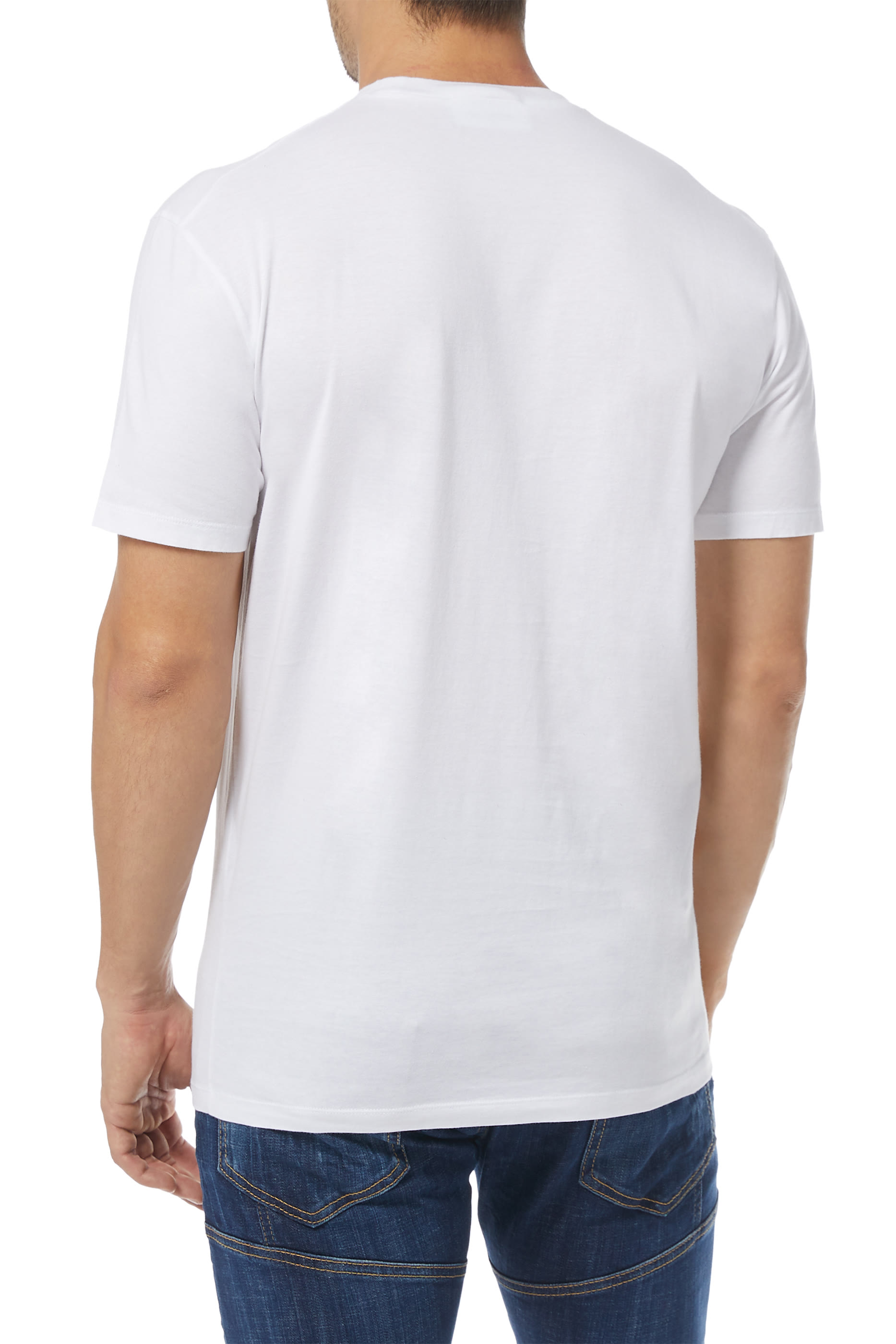 تي شيرت بطبعة شعار الماركة وكلمة Icon