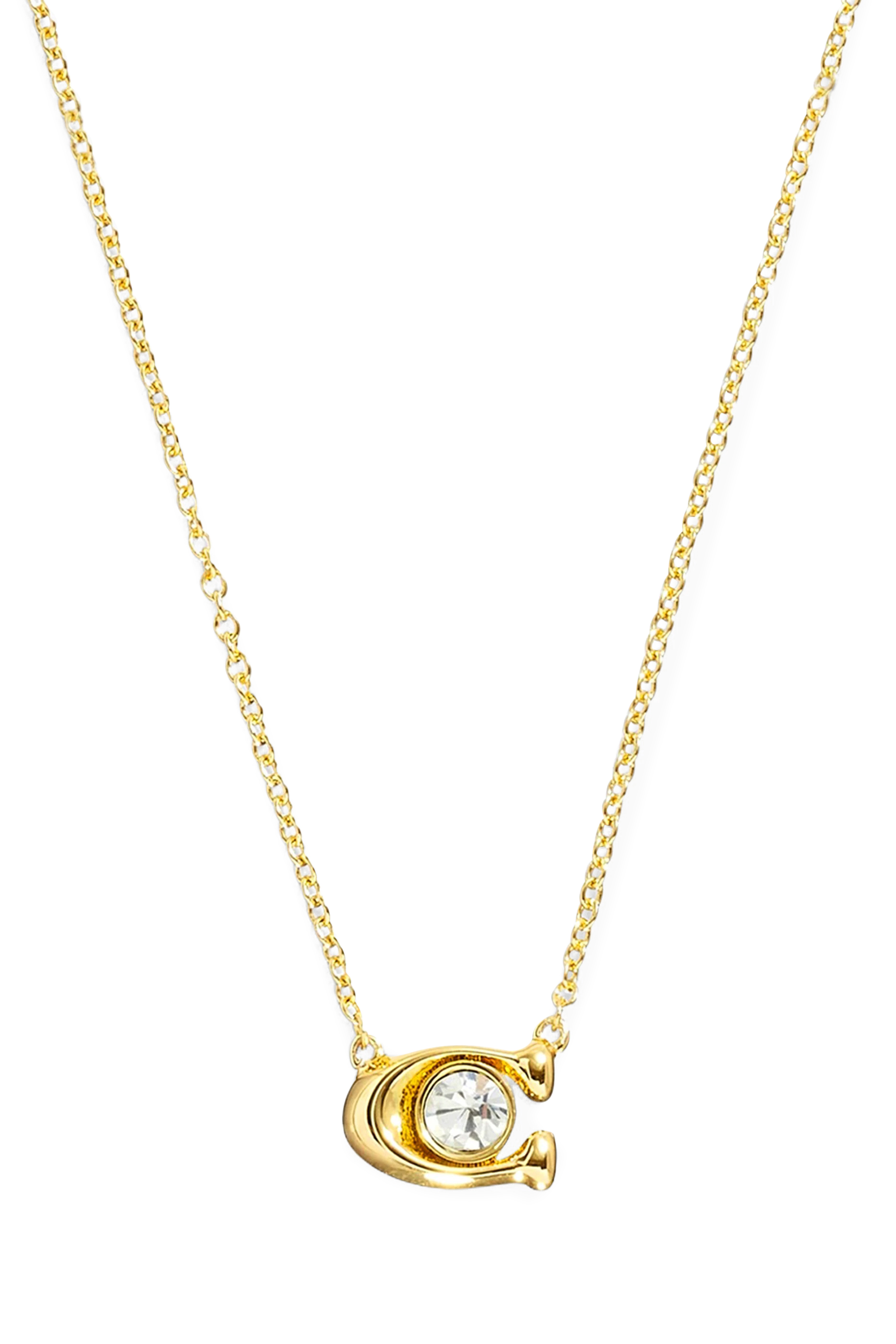 قلادة بدلاية بتصميم حرف شعار الماركة