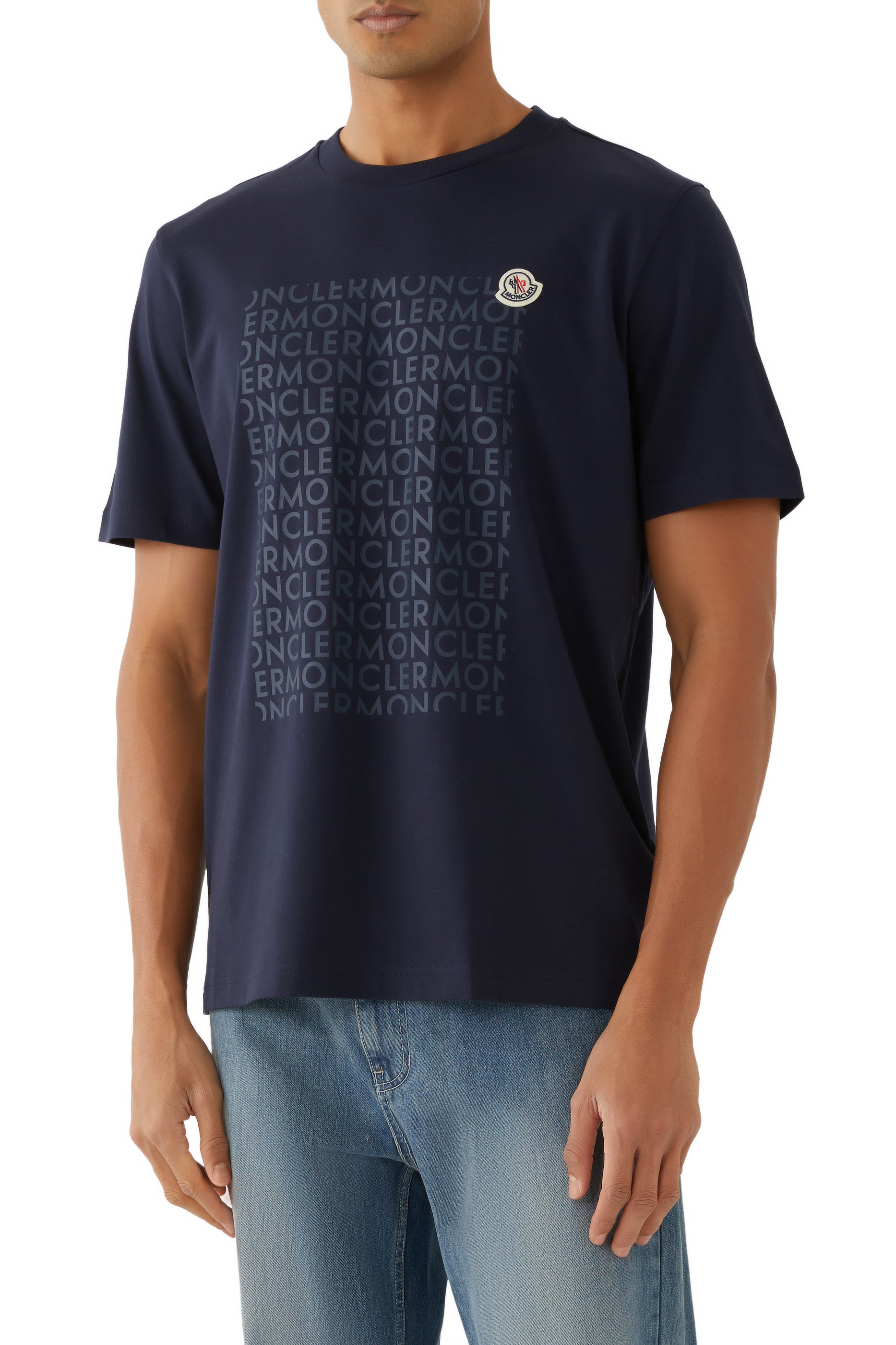 تيشيرت بنقشة شعار الماركة