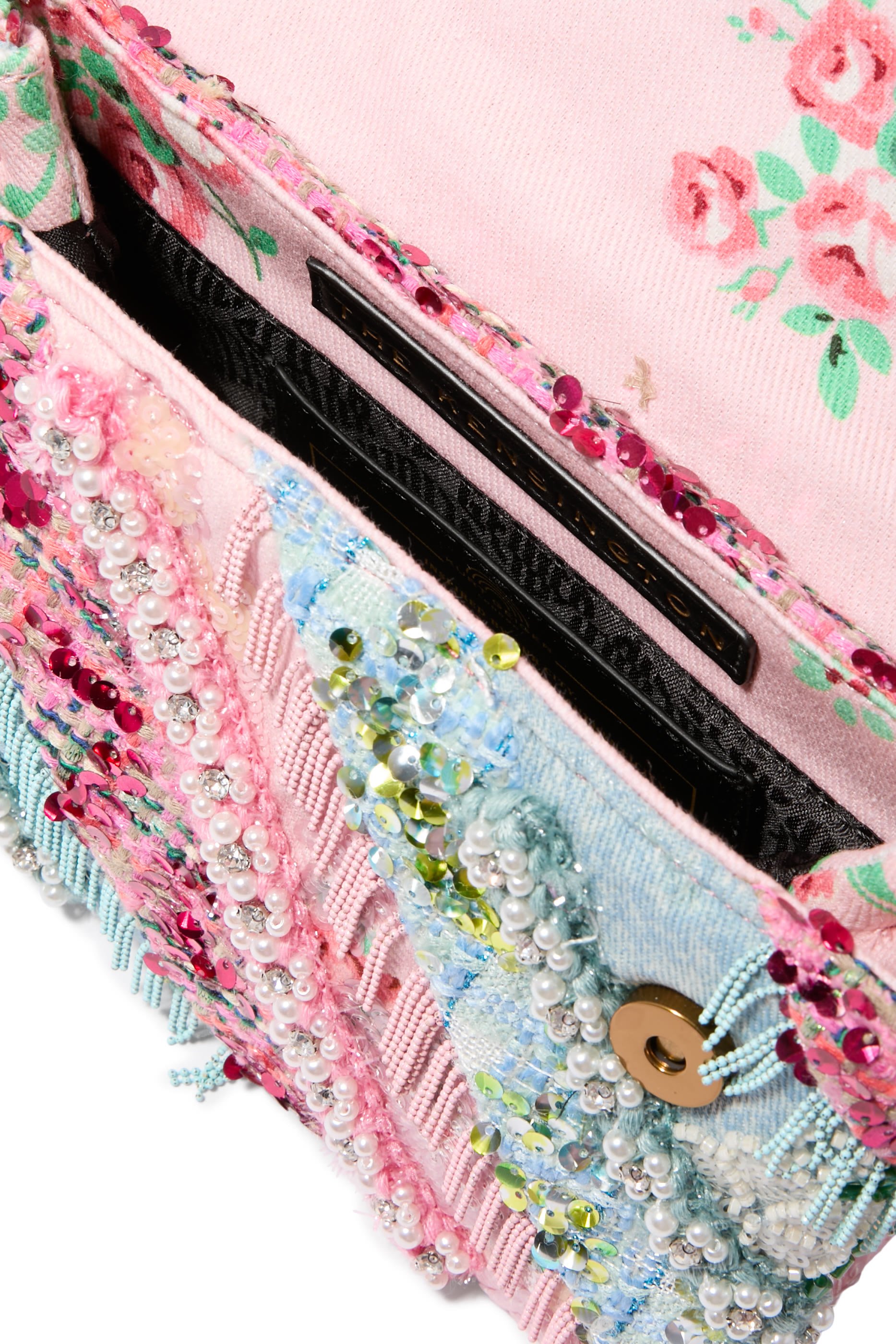 حقيبة يد كينسنغتون متوسطة مزينة بشراشيب