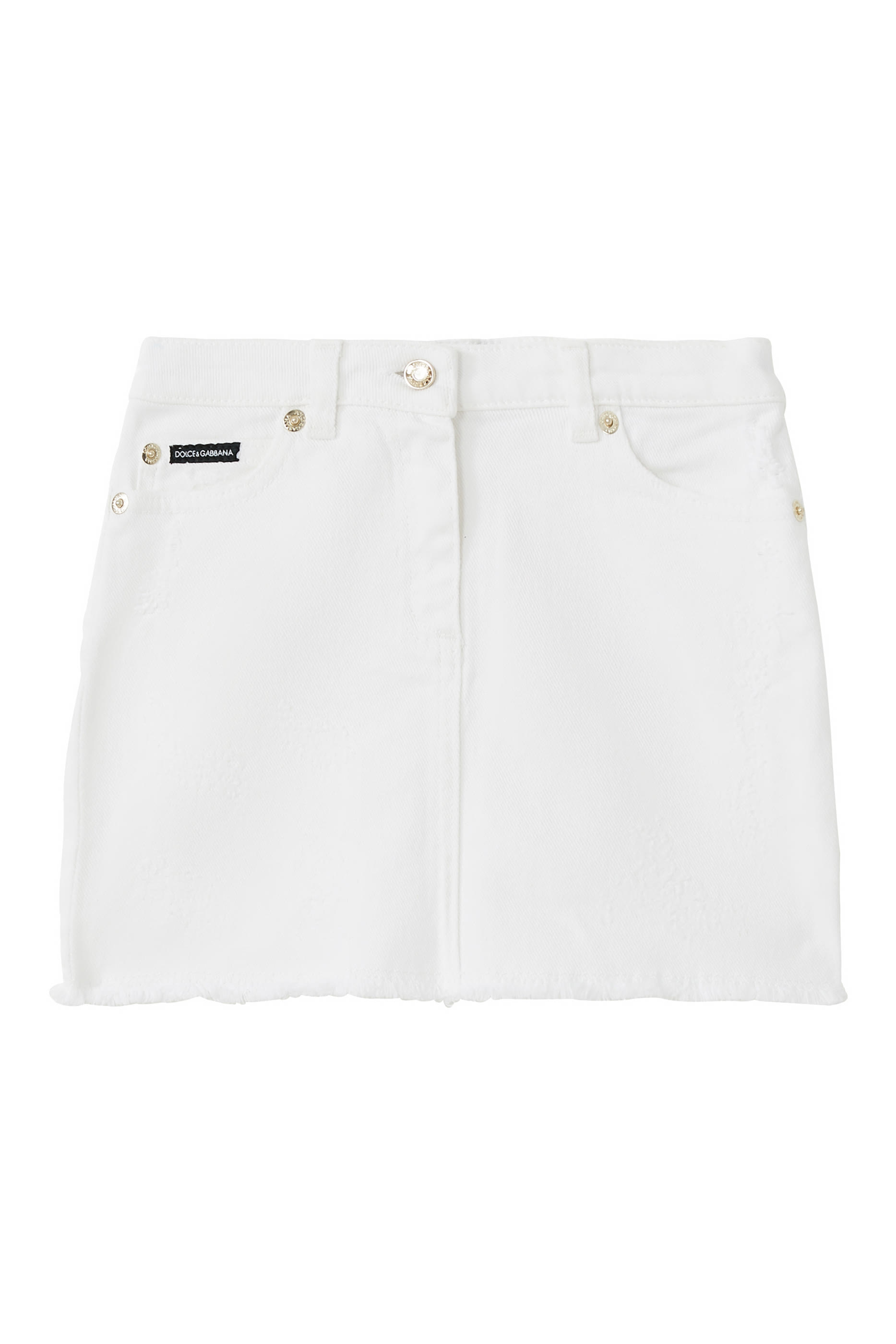 تنورة قصيرة دنيم للأطفال