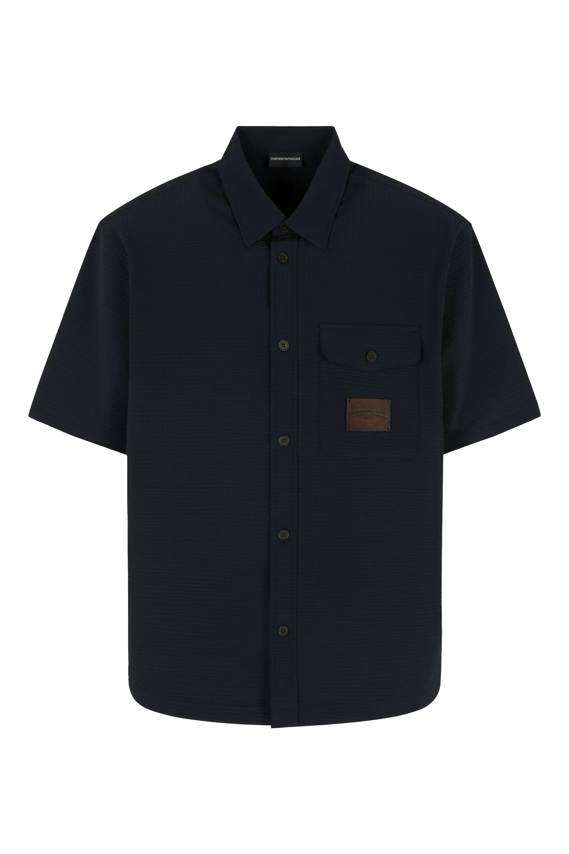 قميص برقعة شعار الماركة سيرساكر