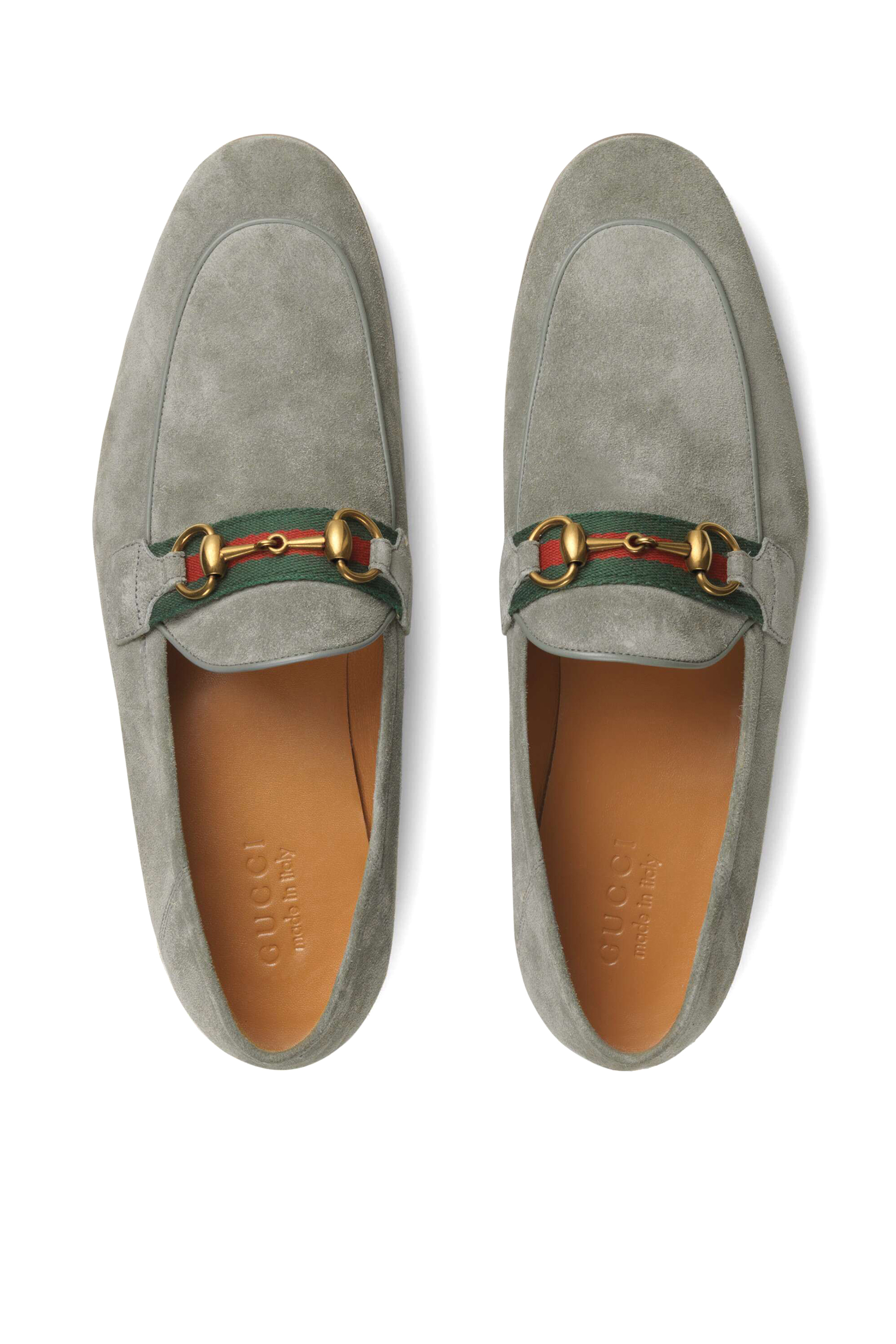 حذاء سهل الارتداء شمواه بحلية لجام حصان وشريط ويب