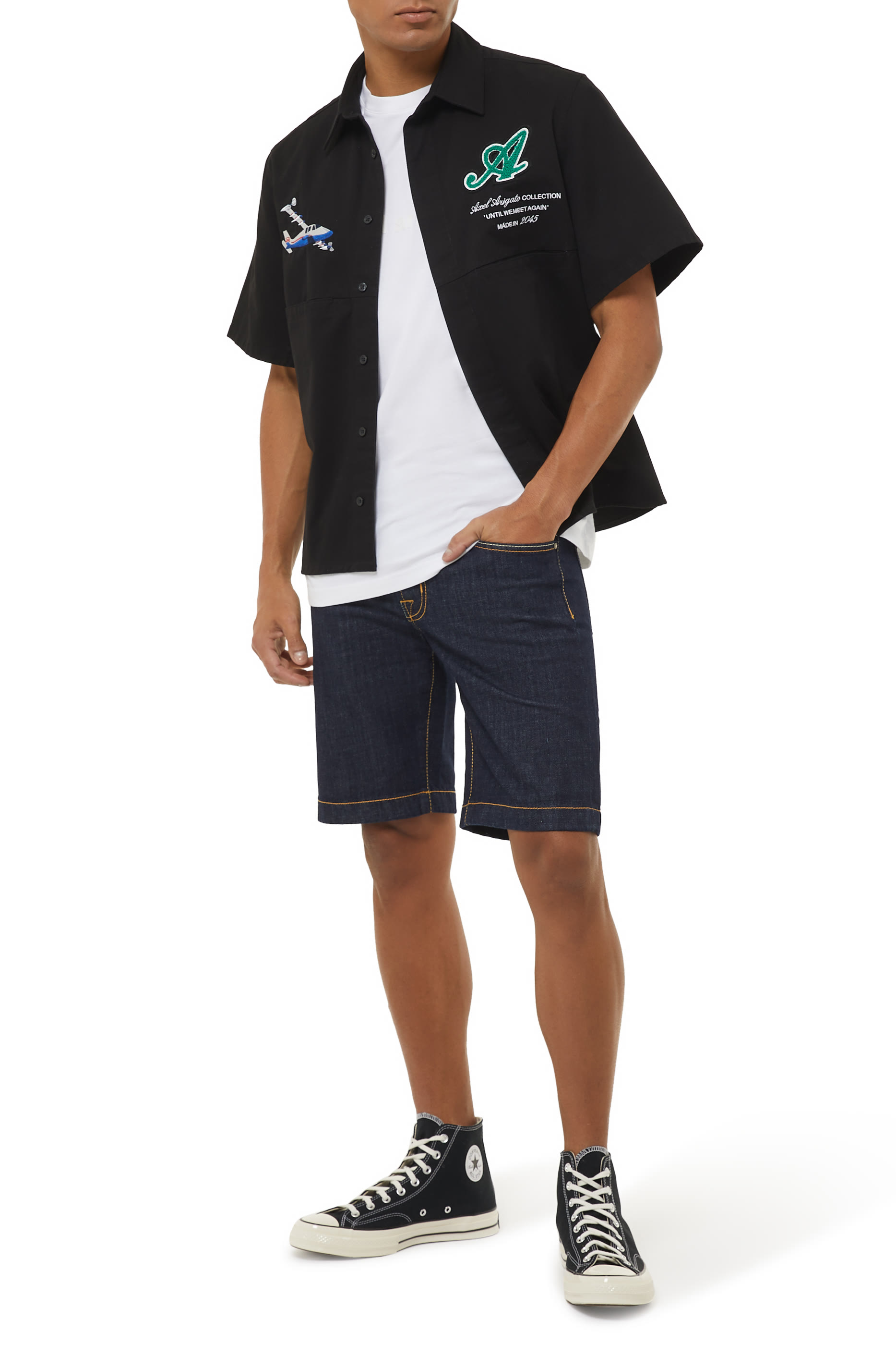 سنيكرز تشاك تايلور بتصميم من السبعينات بكاحل مرتفع