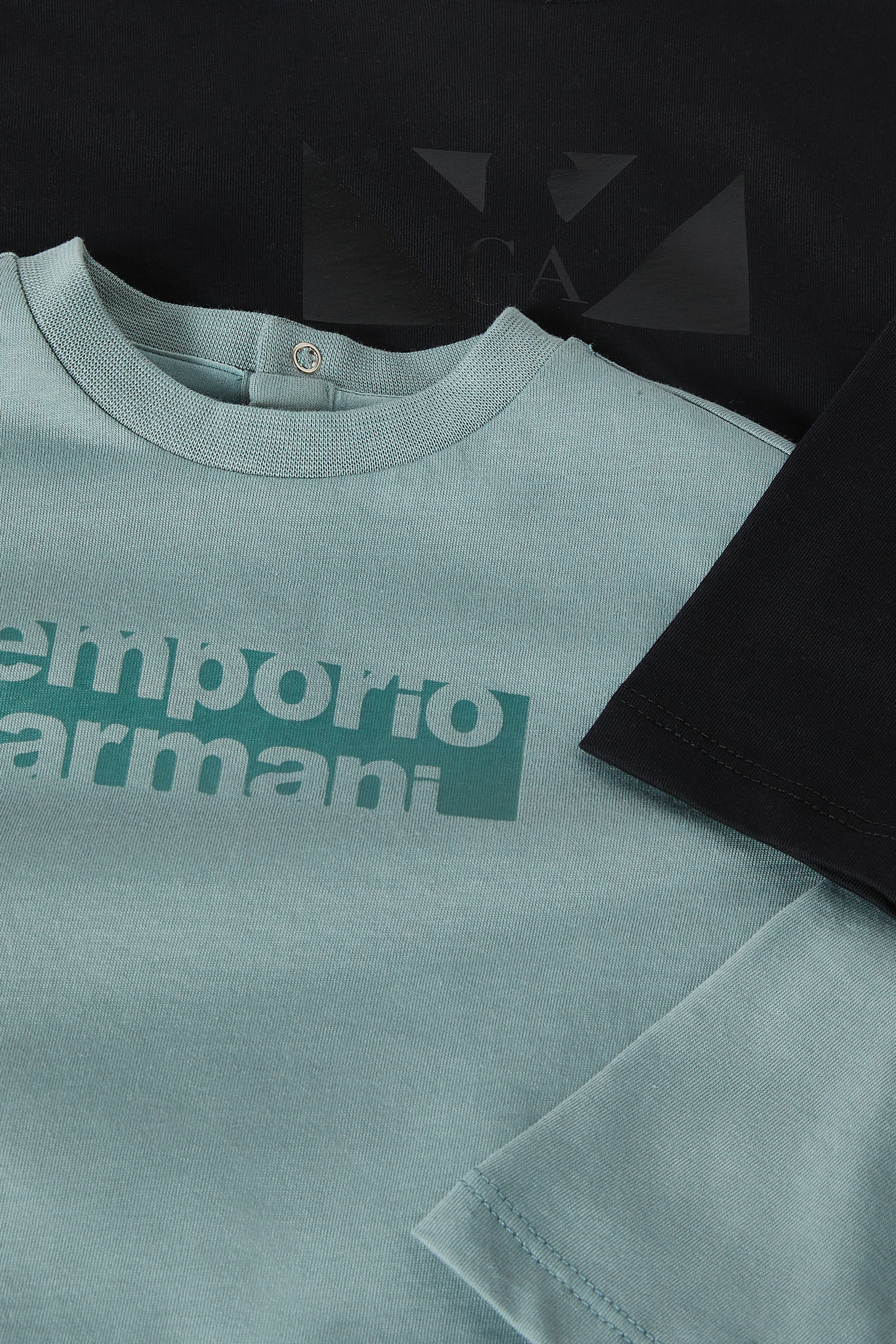 طقم تيشيرت بأكمام طويلة جيرسيه، قطعتين