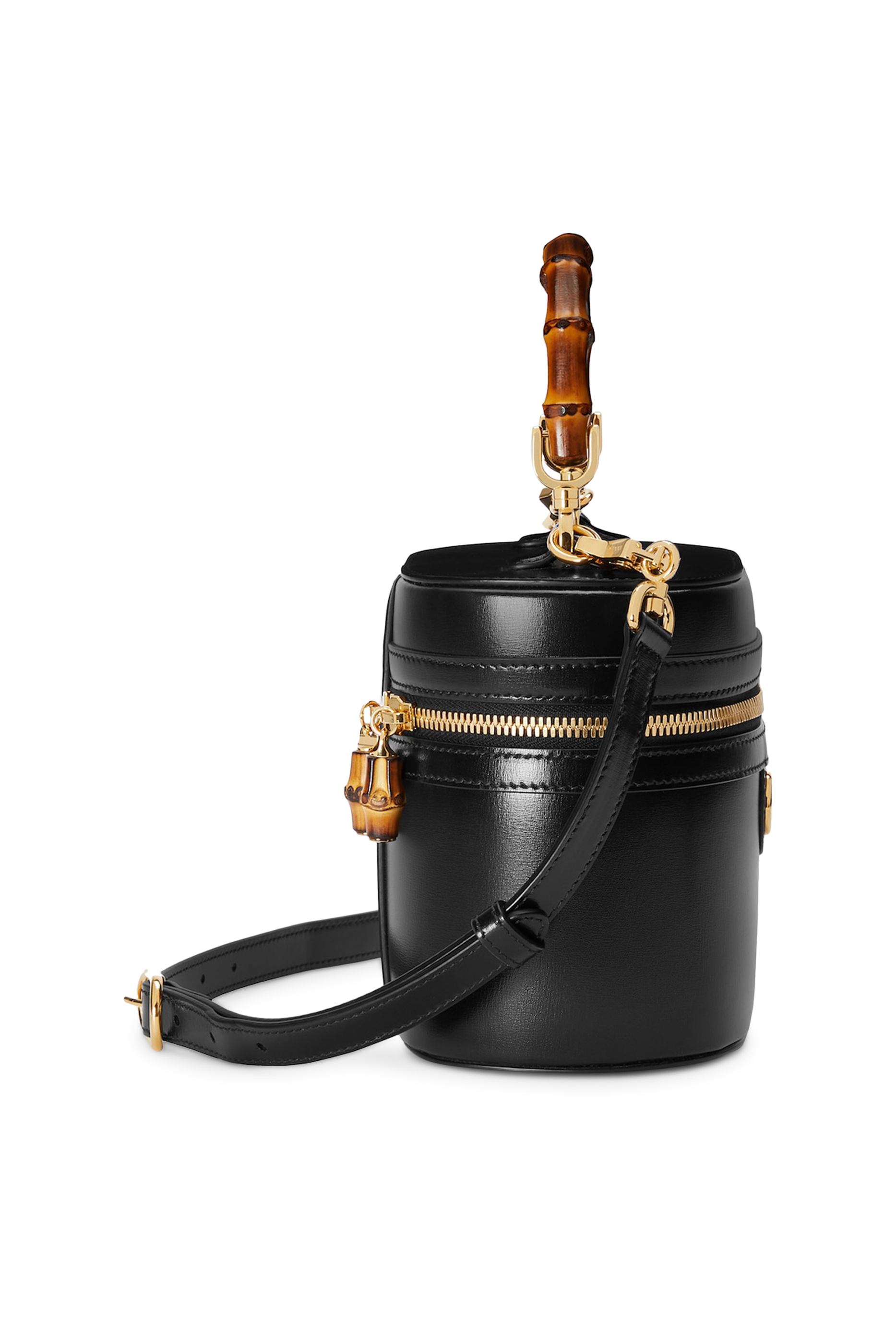 حقيبة كتف بامبو صغيرة