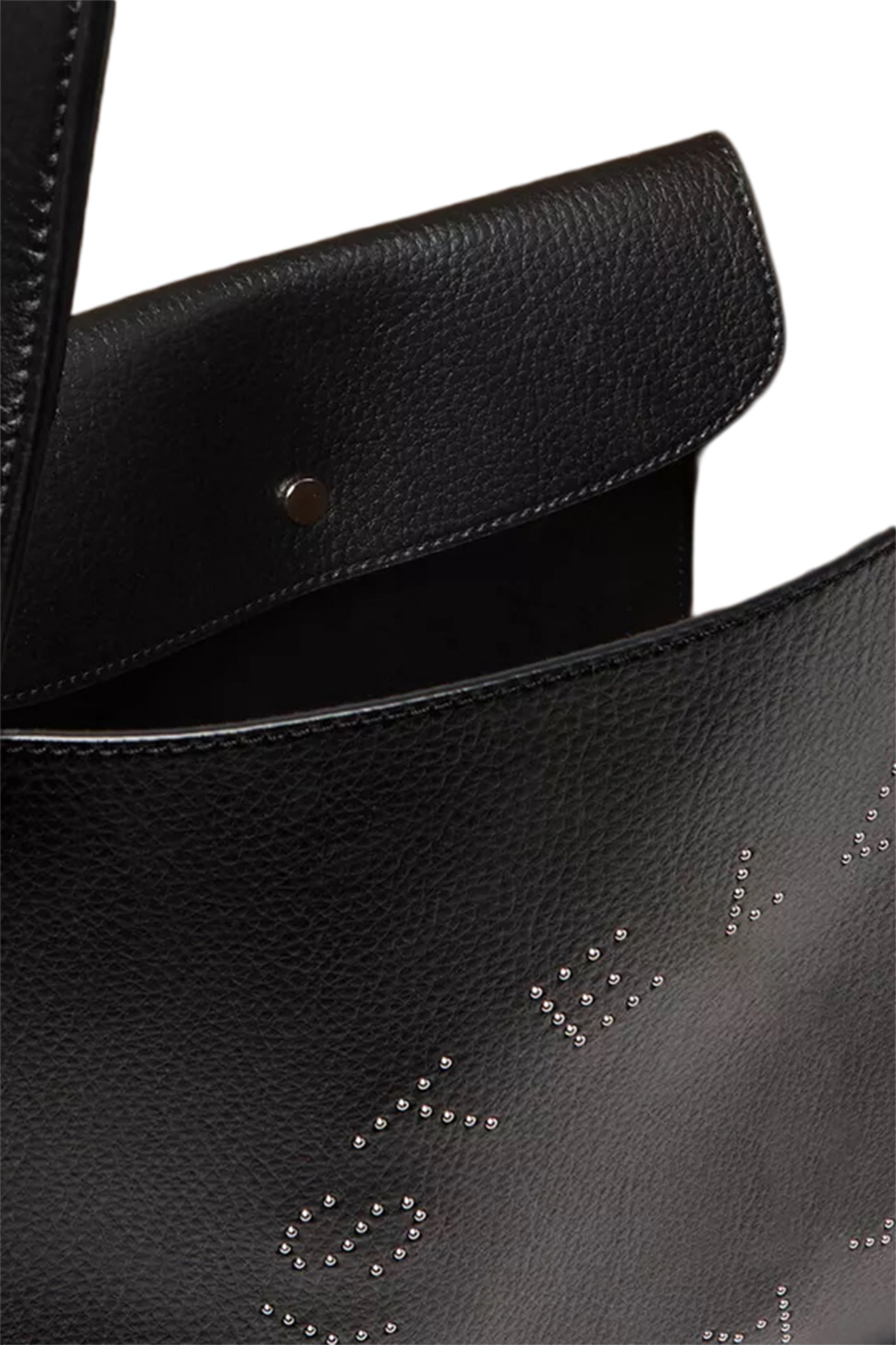 حقيبة كروس بودي التر بشعار الماركة قماش بارز الملمس