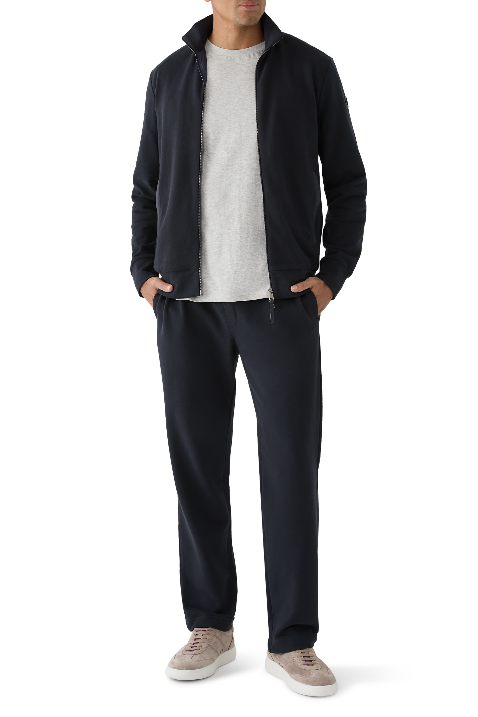 بنطال رياضي برقعة شعار الماركة