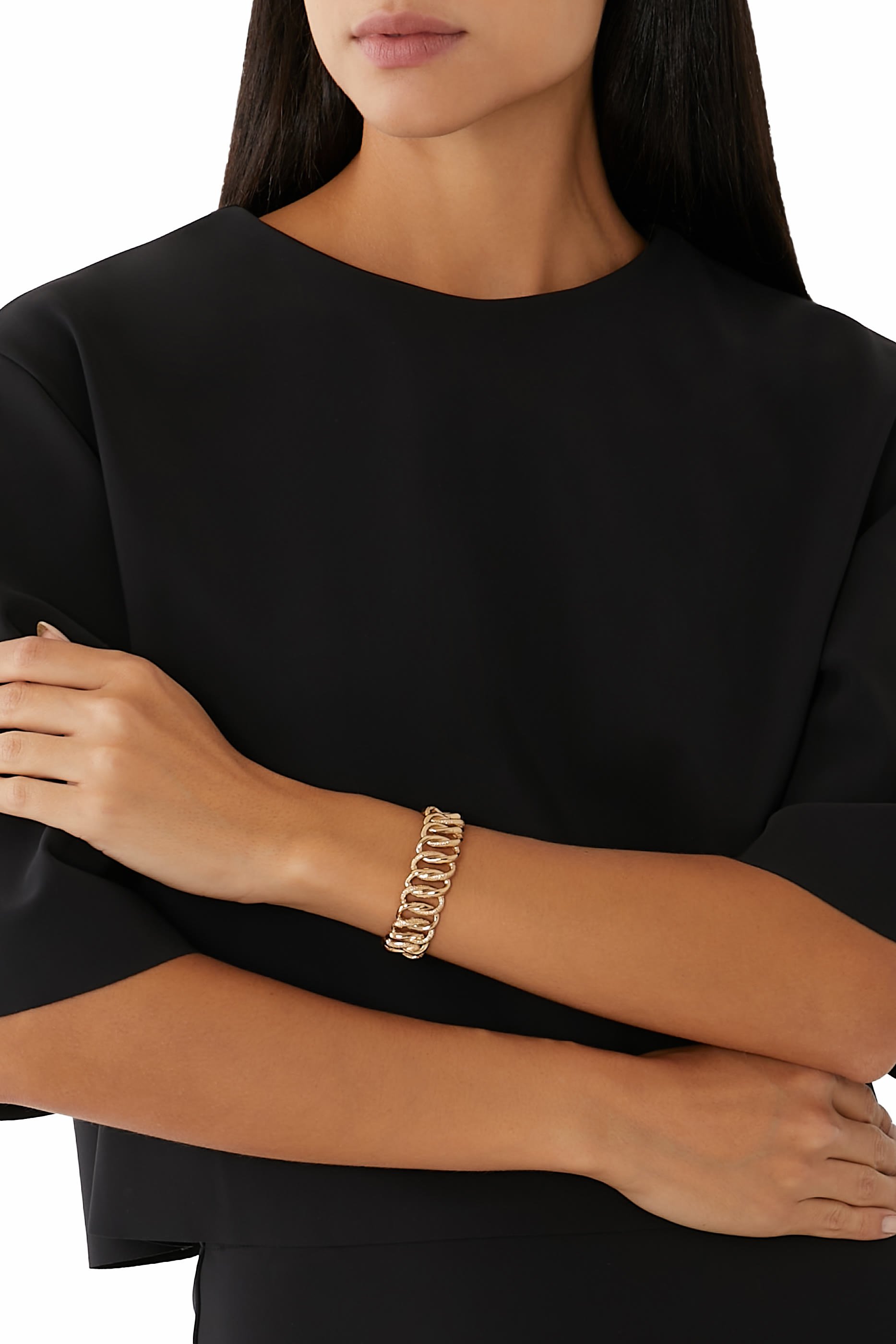 سوار برونكس مطلي بالذهب