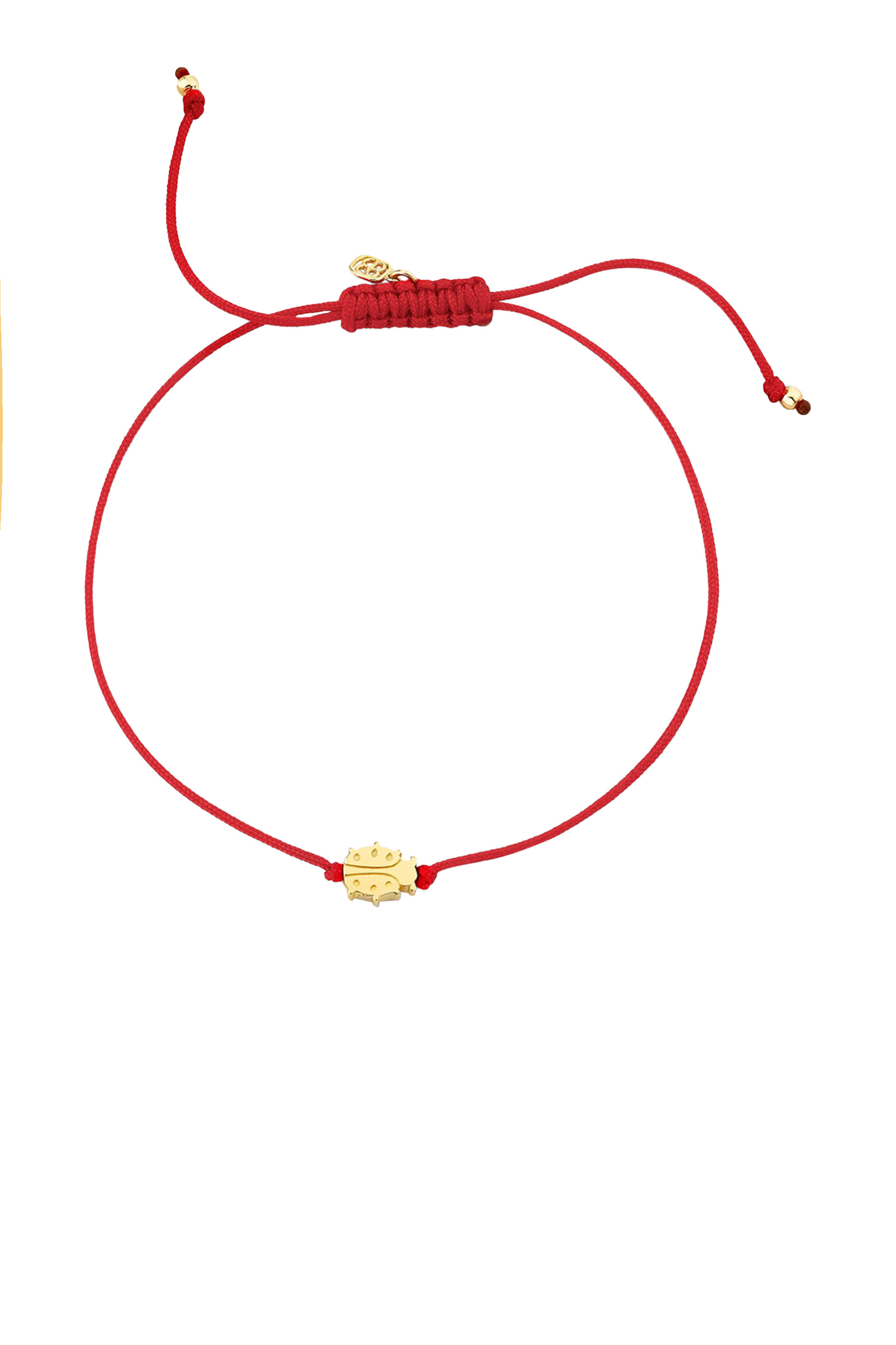 سوار خيط بحلية صغيرة بتصميم دعسوقة