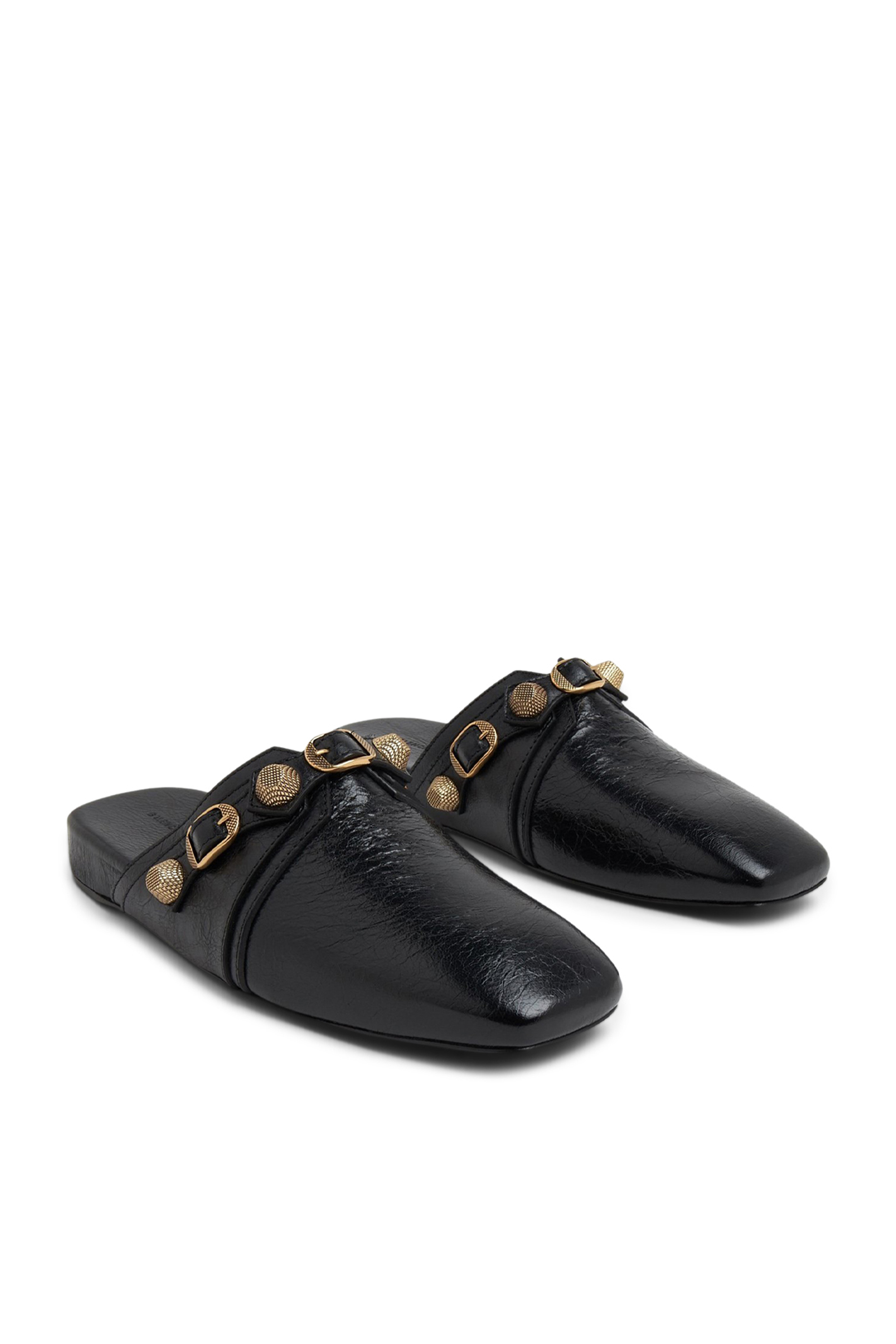 حذاء كاجول مفتوح من الخلف مريح جلد