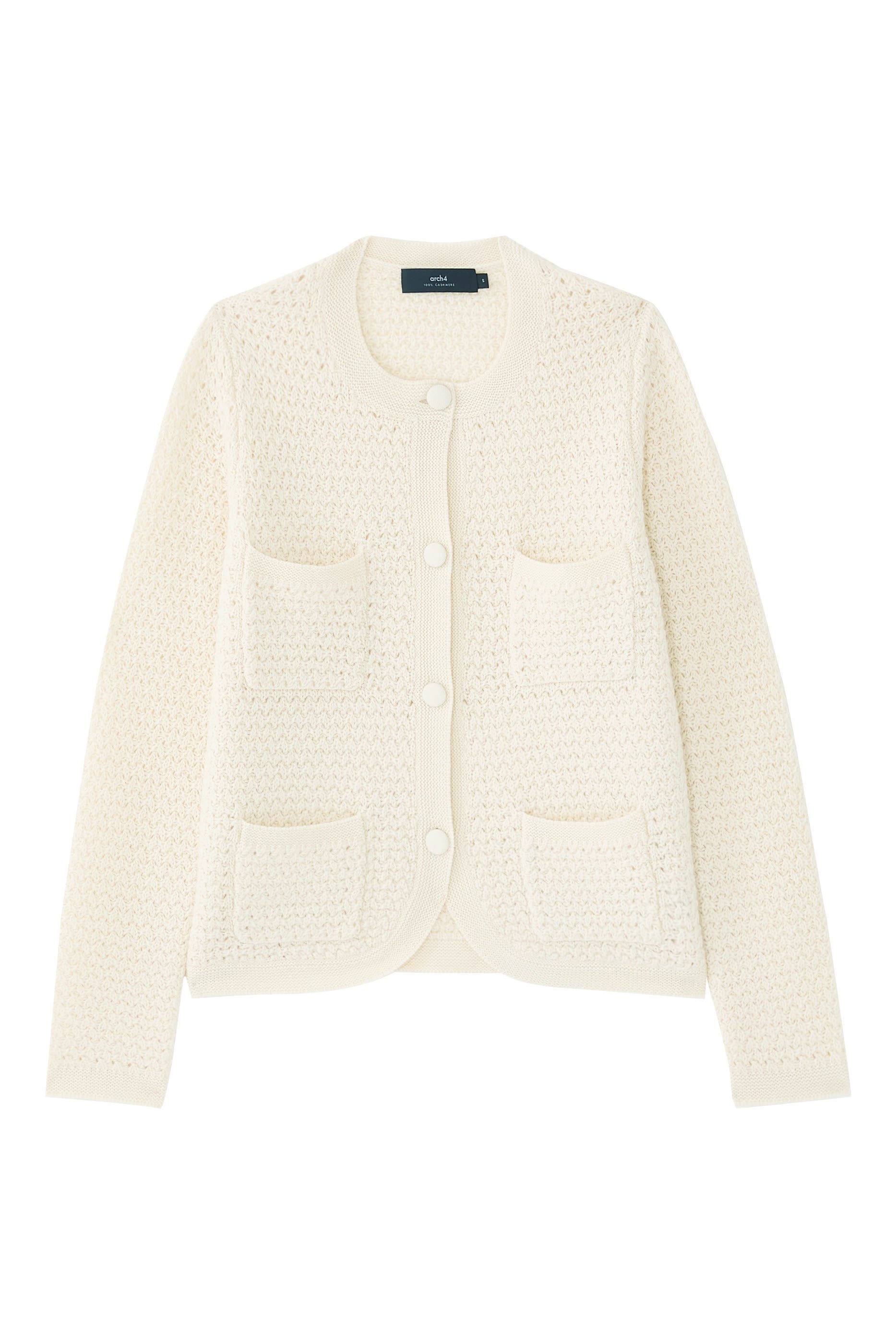 كارديجان بتصميم متقاطع كشمير عضوي