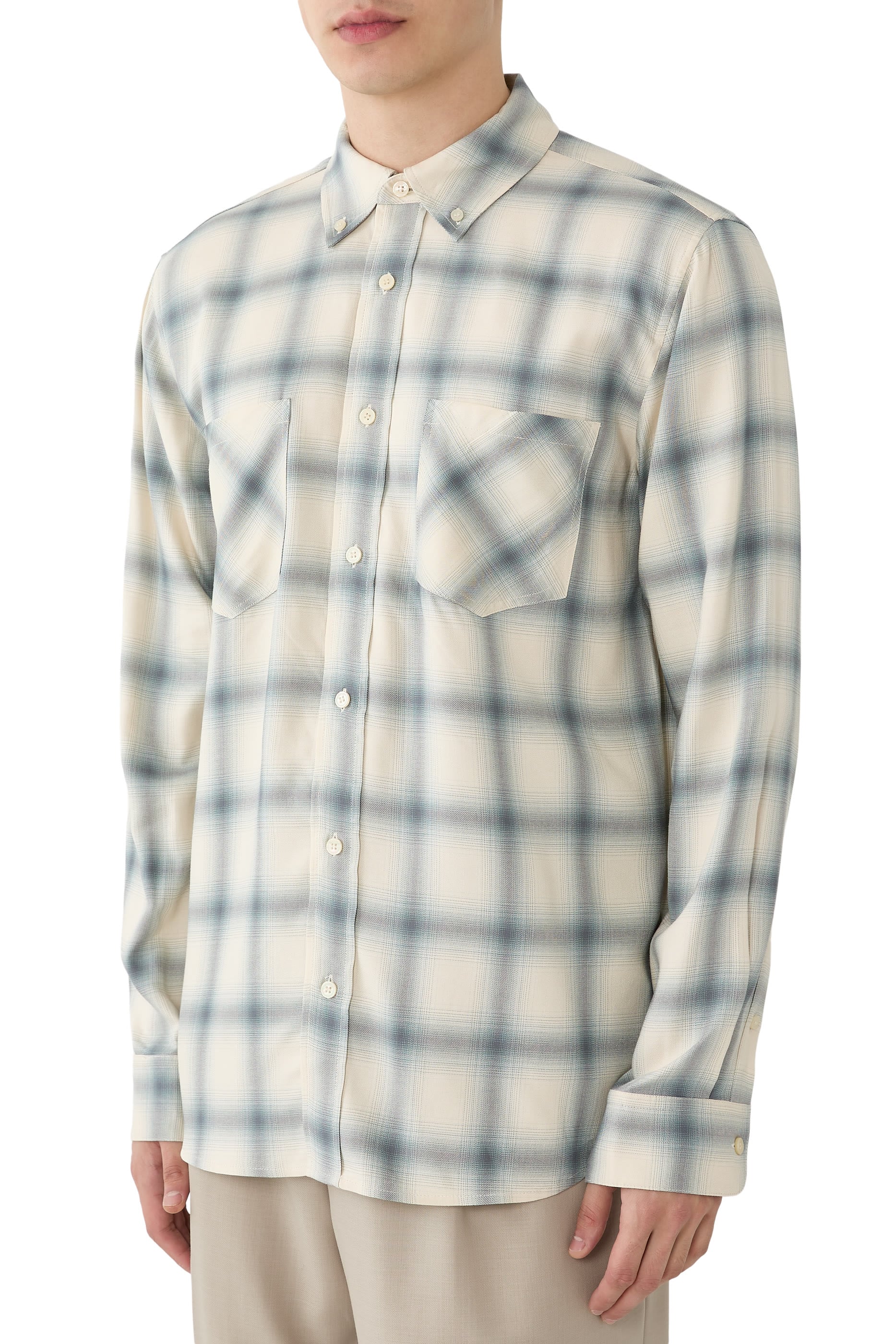 قميص رينيك بنقشة مربعات