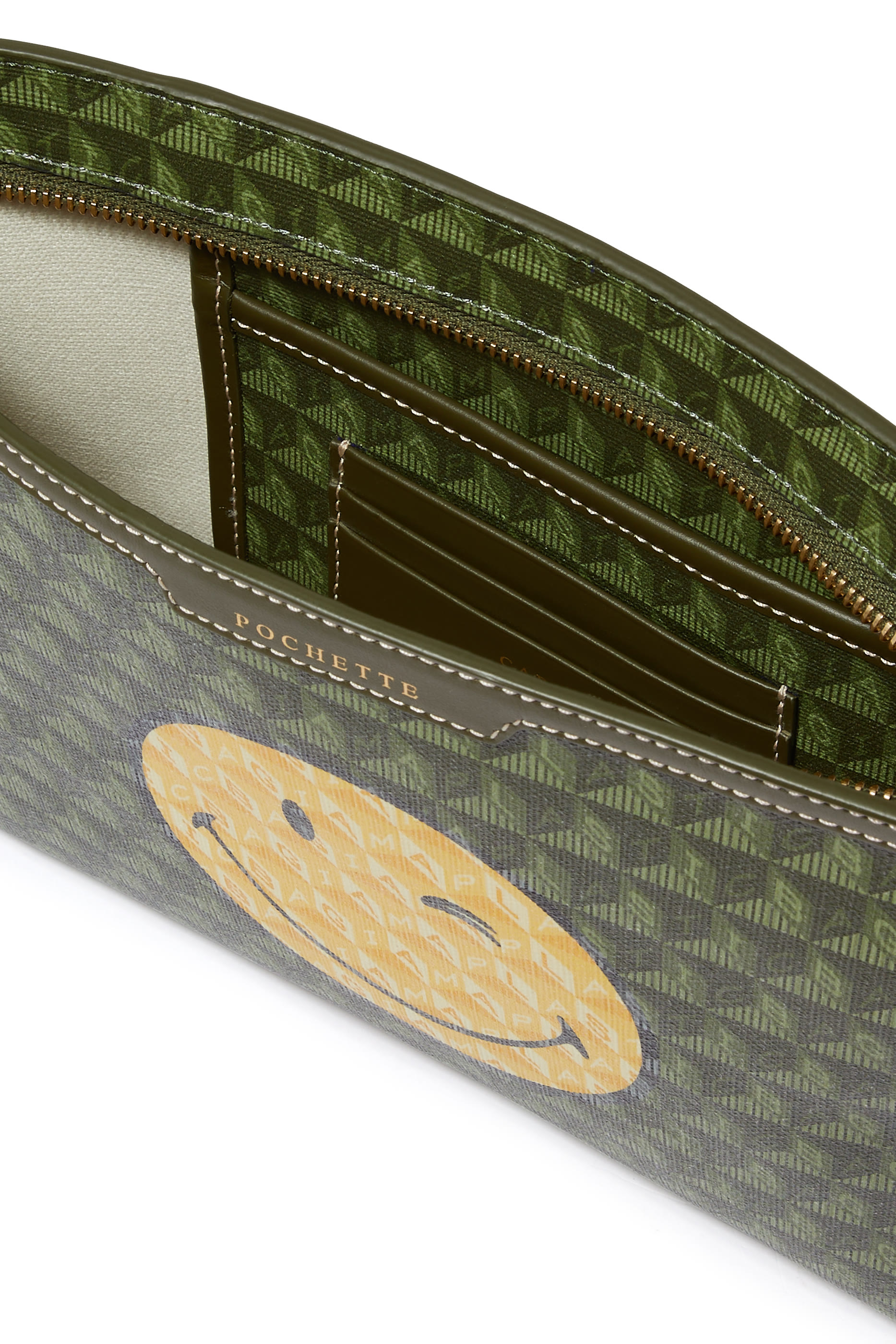 حقيبة صغيرة آي ام ايه بلاستيك باج بطبعة وجه بغمزة