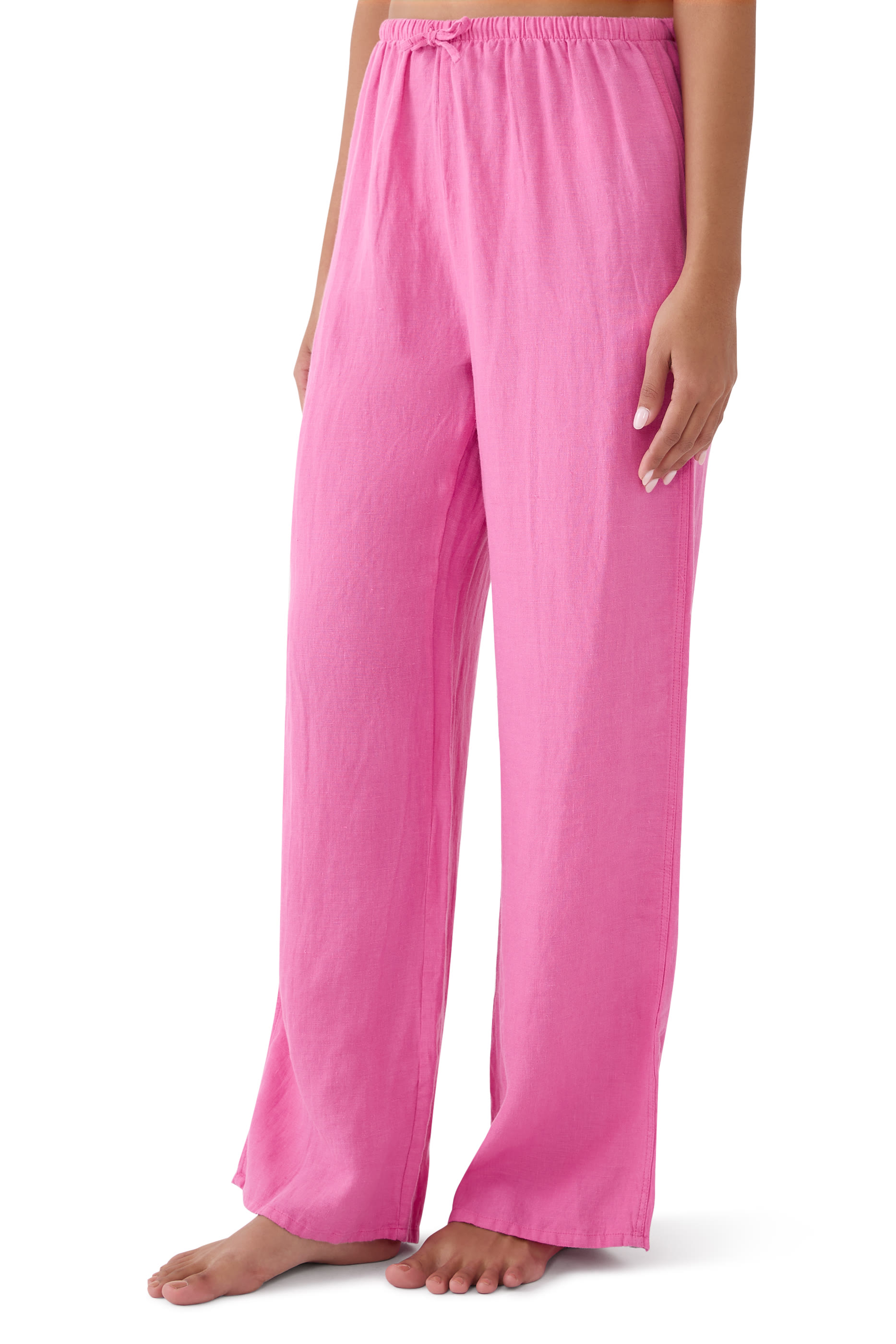 طقم بيجاما كتان