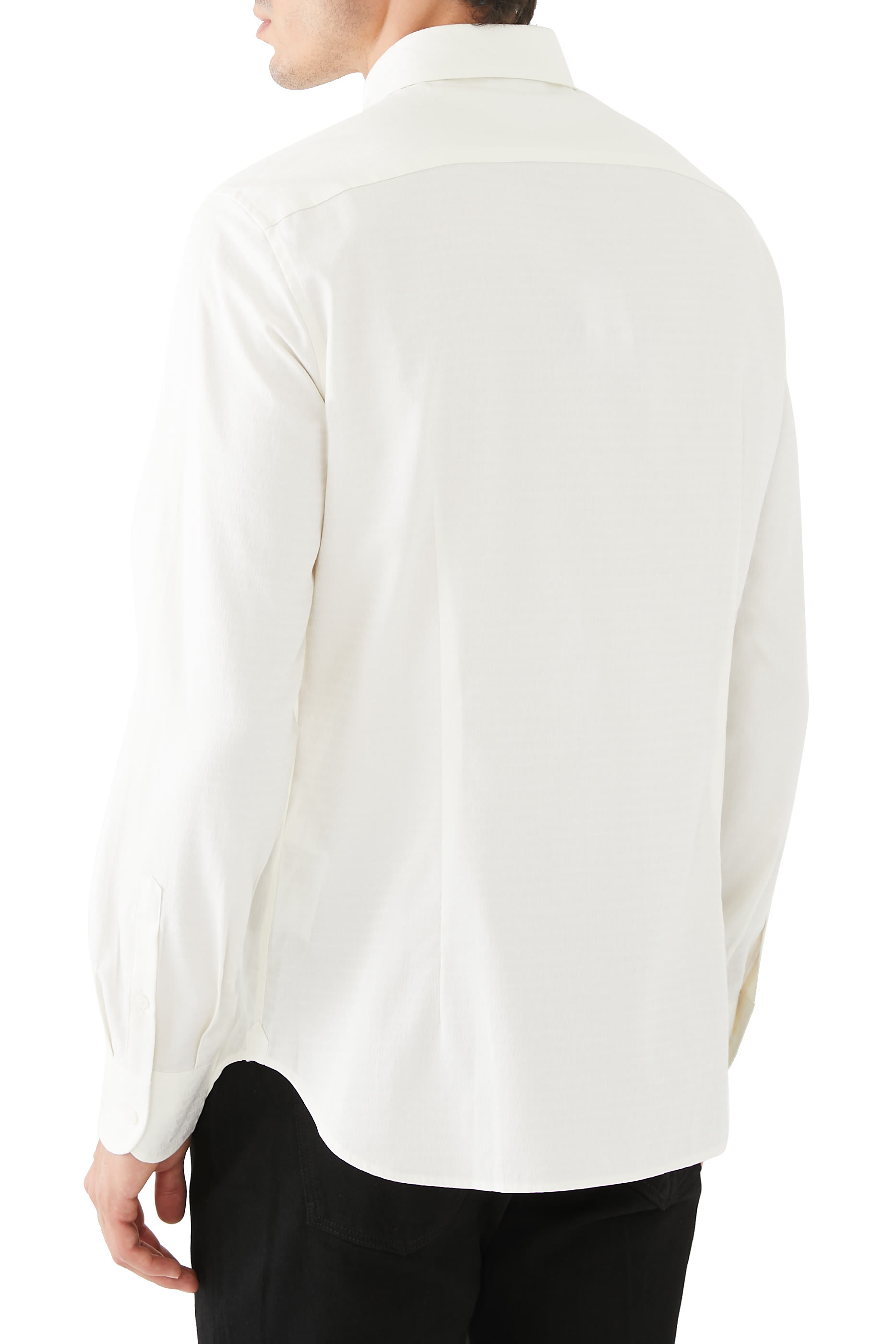 قميص مزين بنقشة شعار الماركة جاكار بالكامل