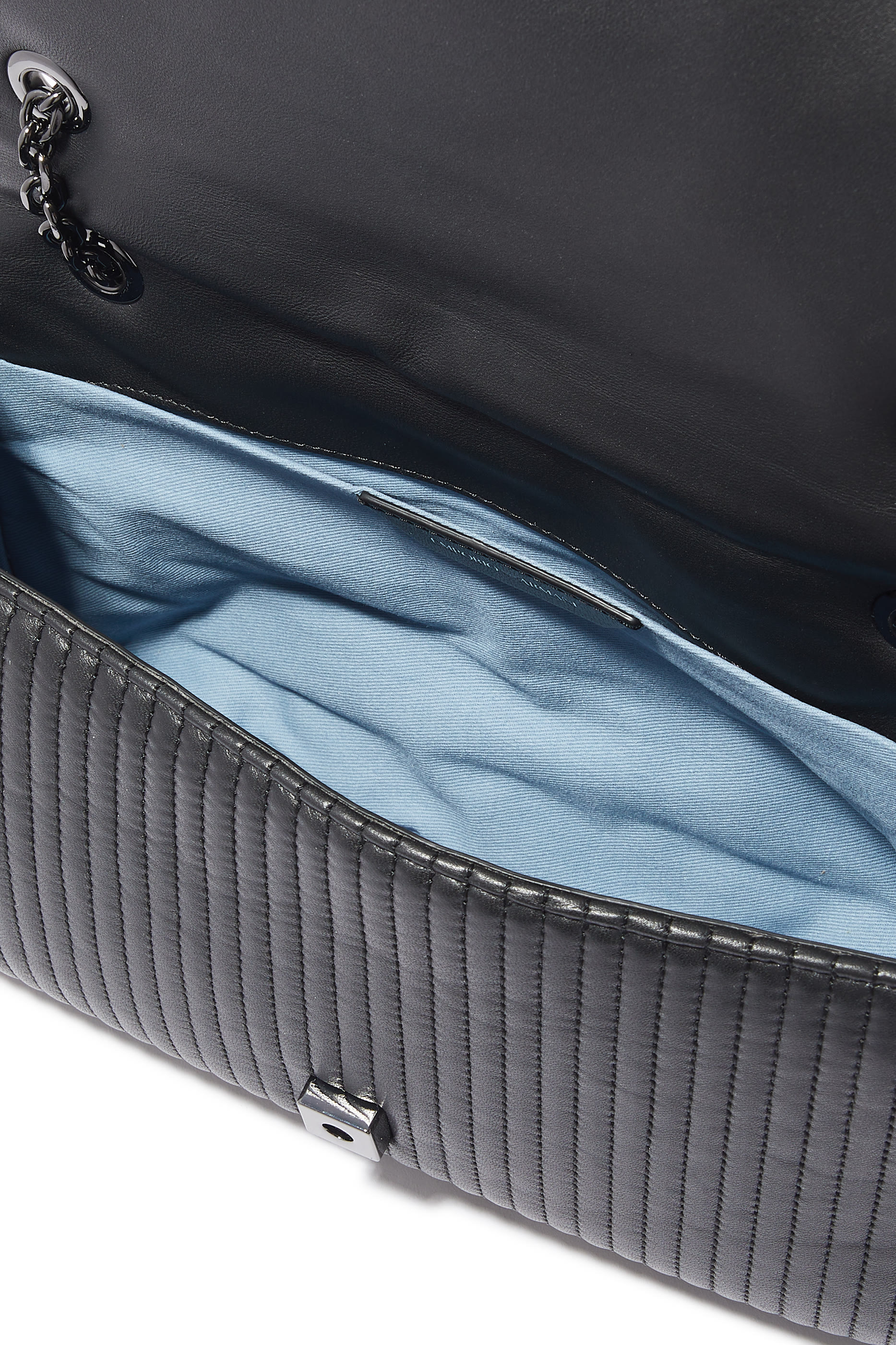 حقيبة كتف نويل جلد نابا لامع