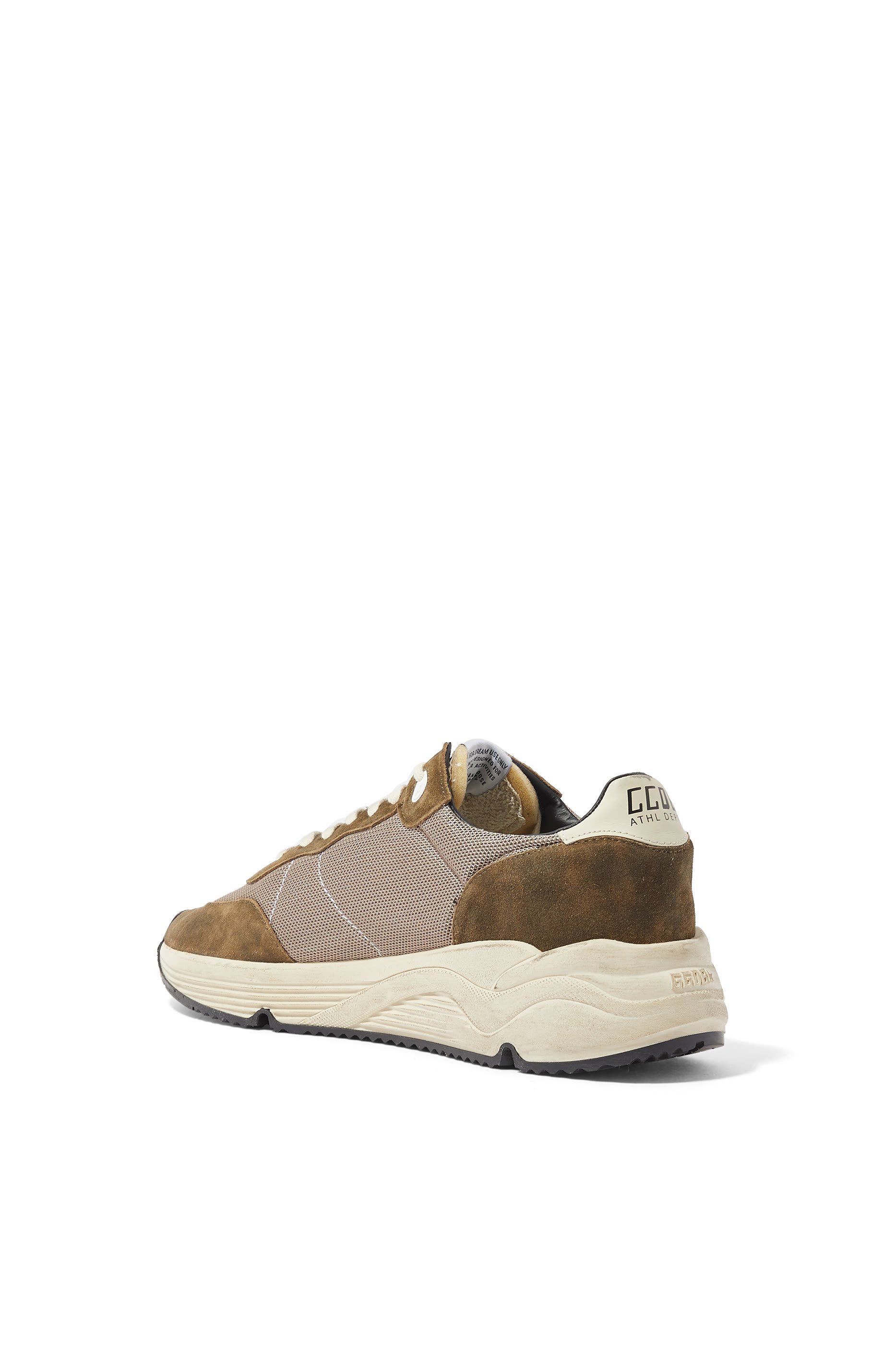 سنيكرز للجري بنعل سميك شمواه وقماش شبكي