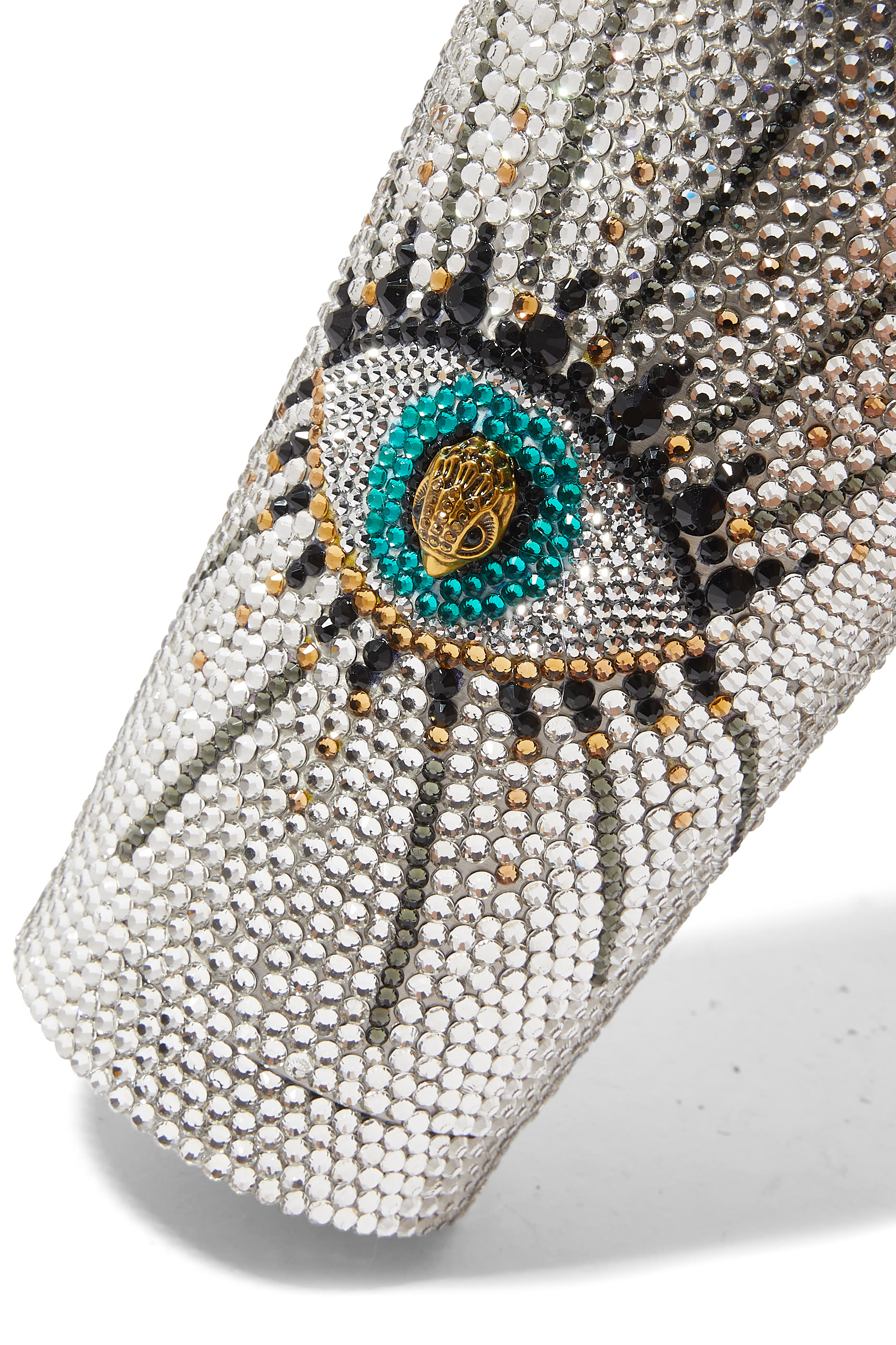 كوب مزين بالكريستال وقلوب