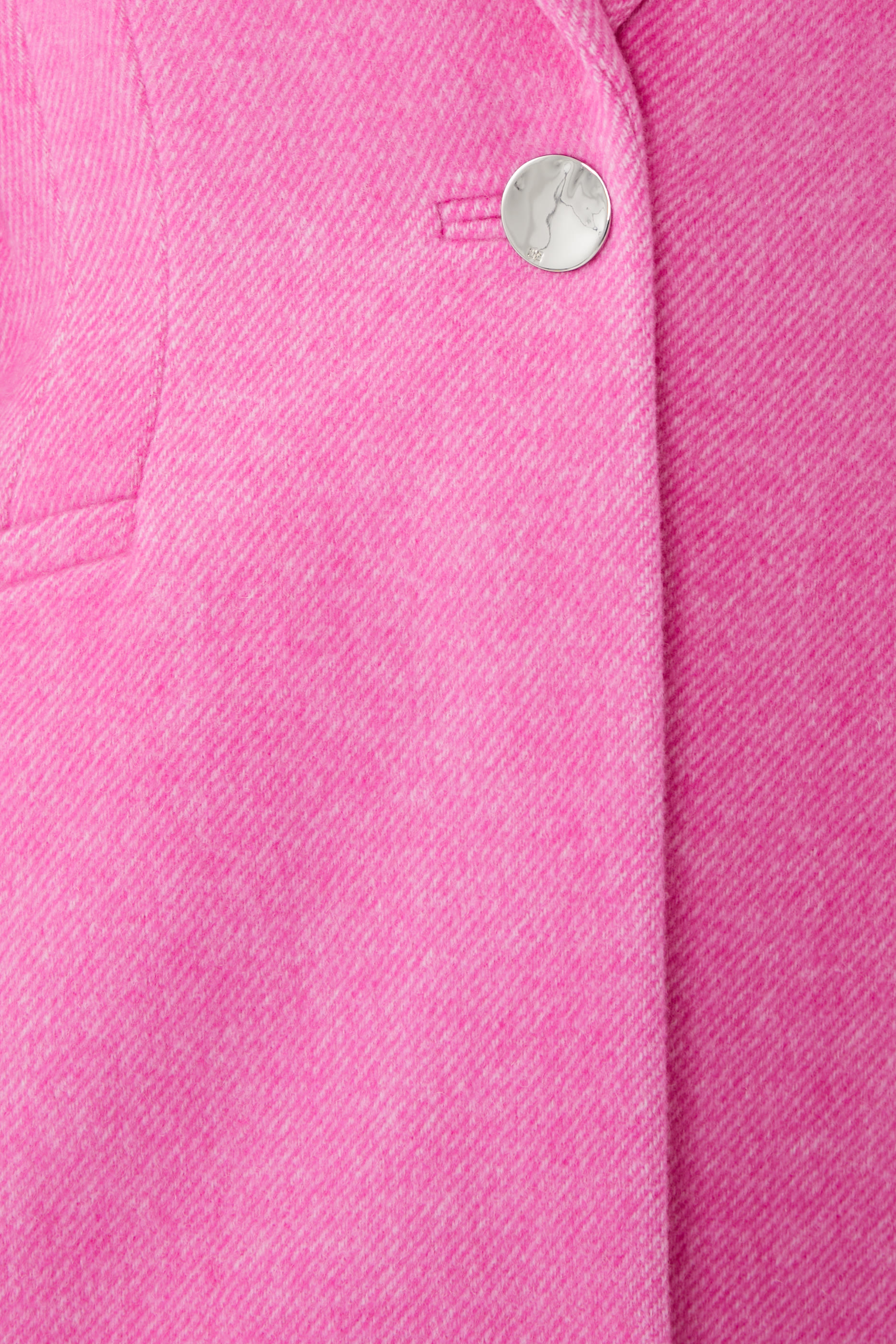 بليزر بدلة بقصة مناسبة للجسم تويل صوف