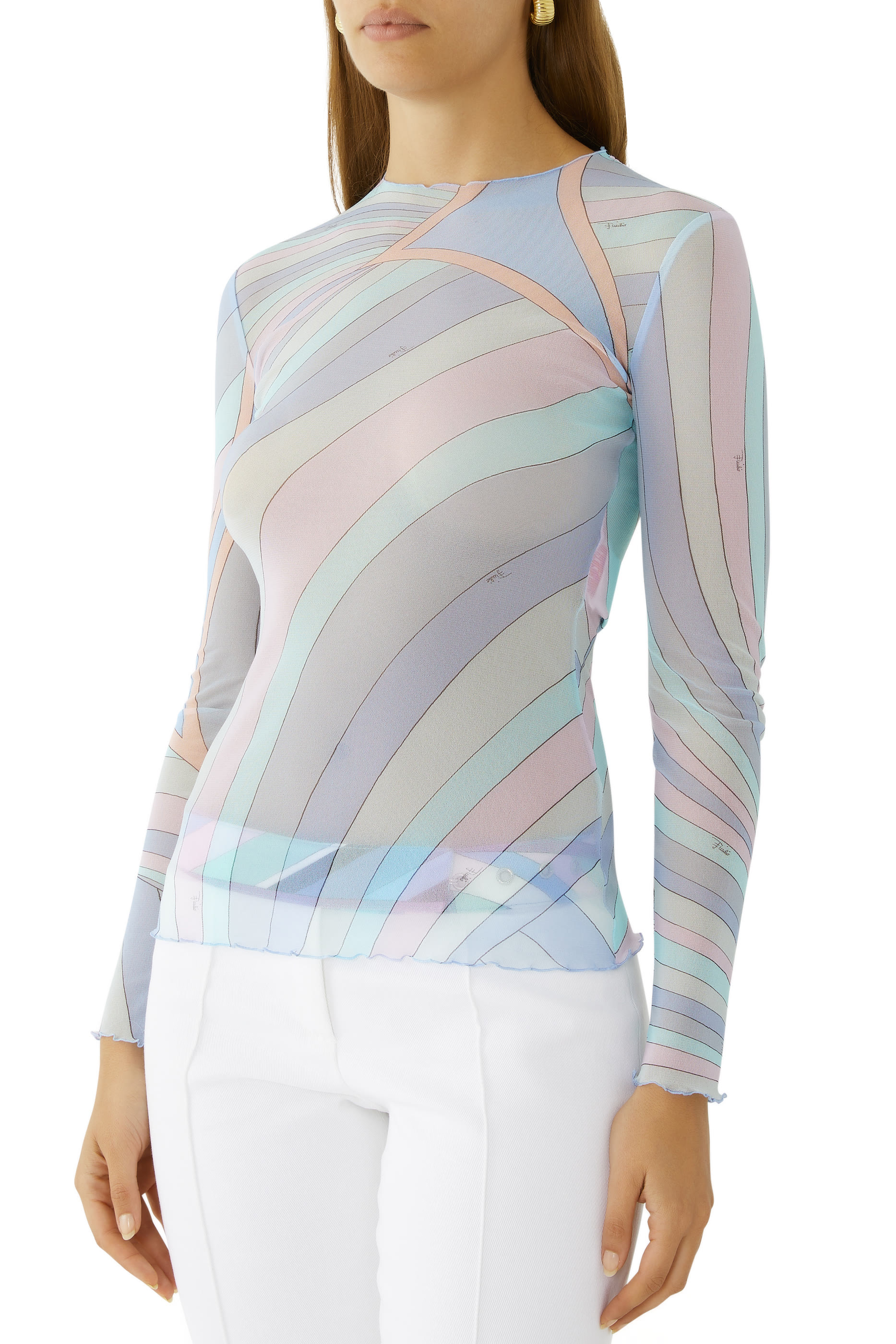 تيشيرت تول بأكمام طويلة