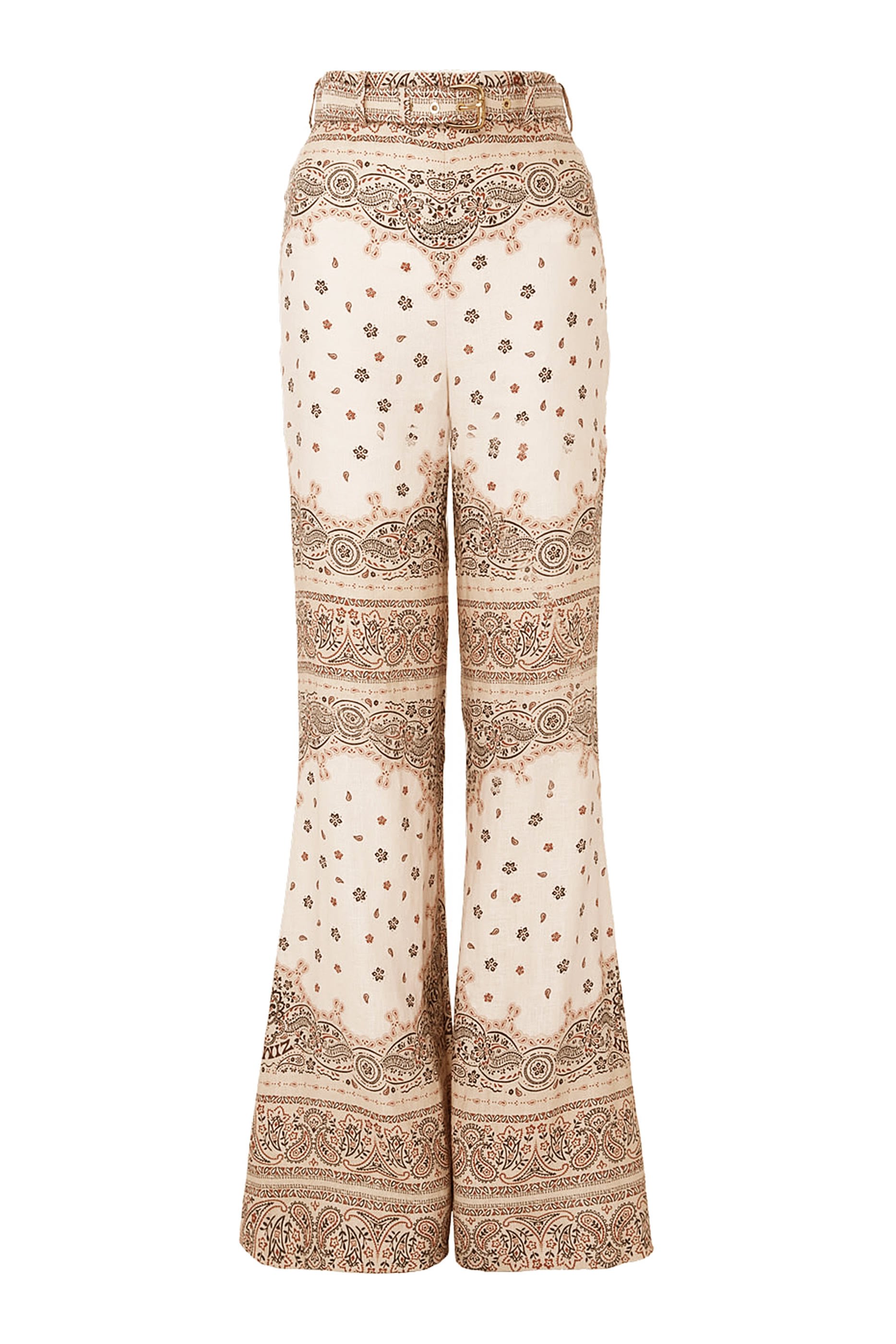 بنطال بقصة ساق واسعة