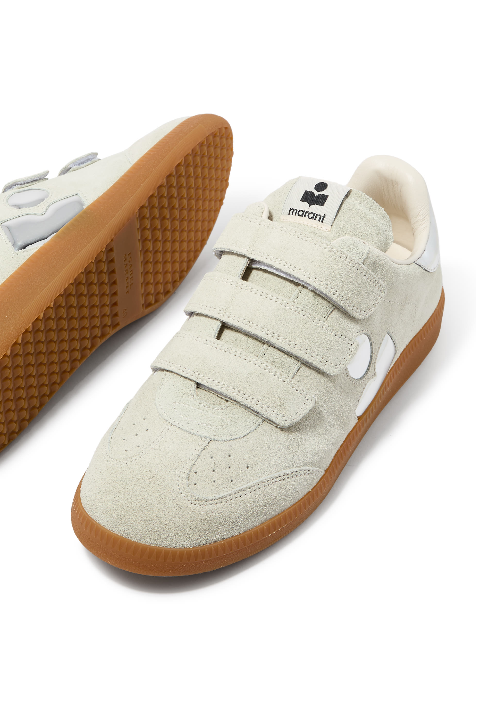 سنيكرز بيث بكاحل منخفض شمواه وجلد عجل