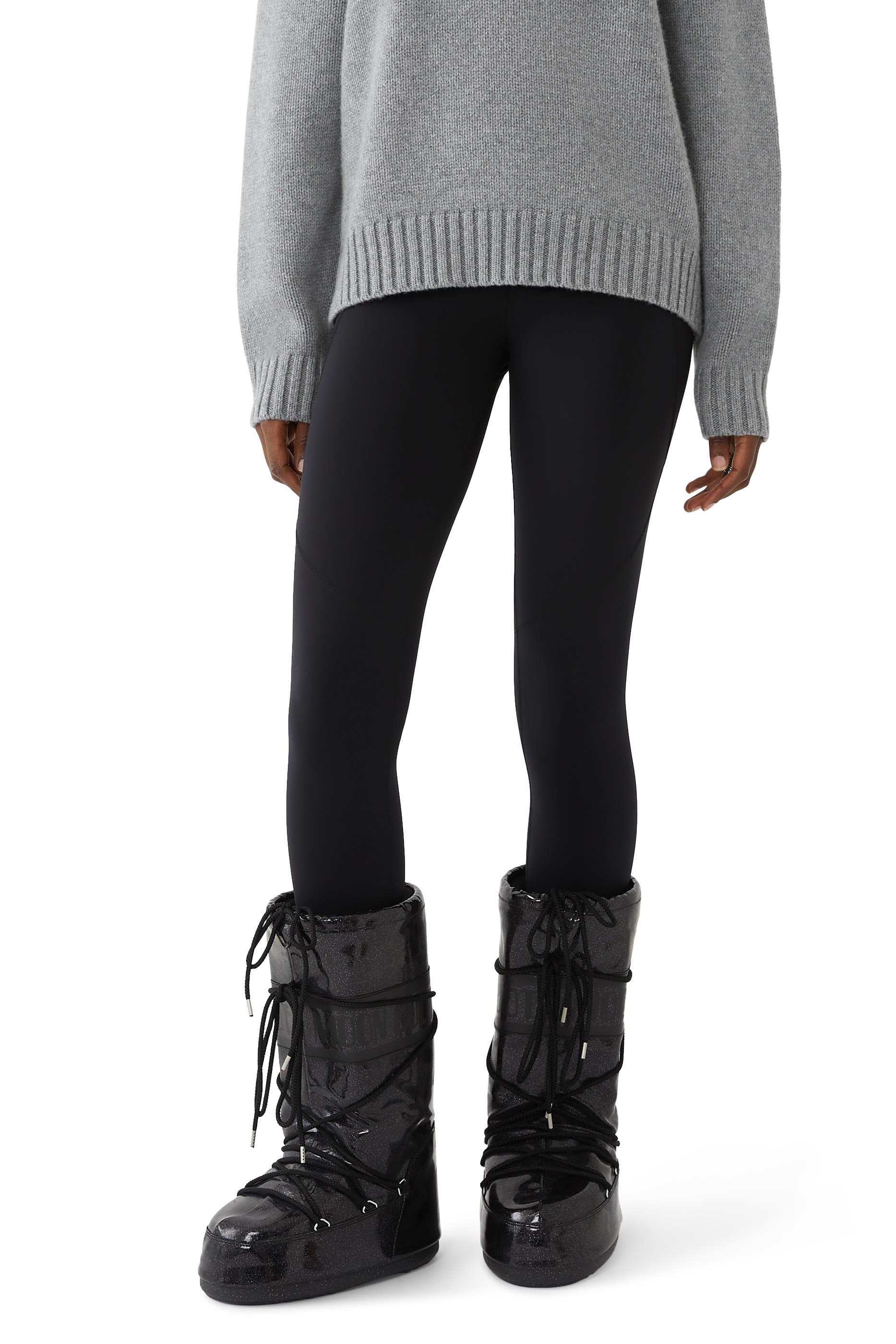 حذاء بوت ايكون مزين بالغليتر