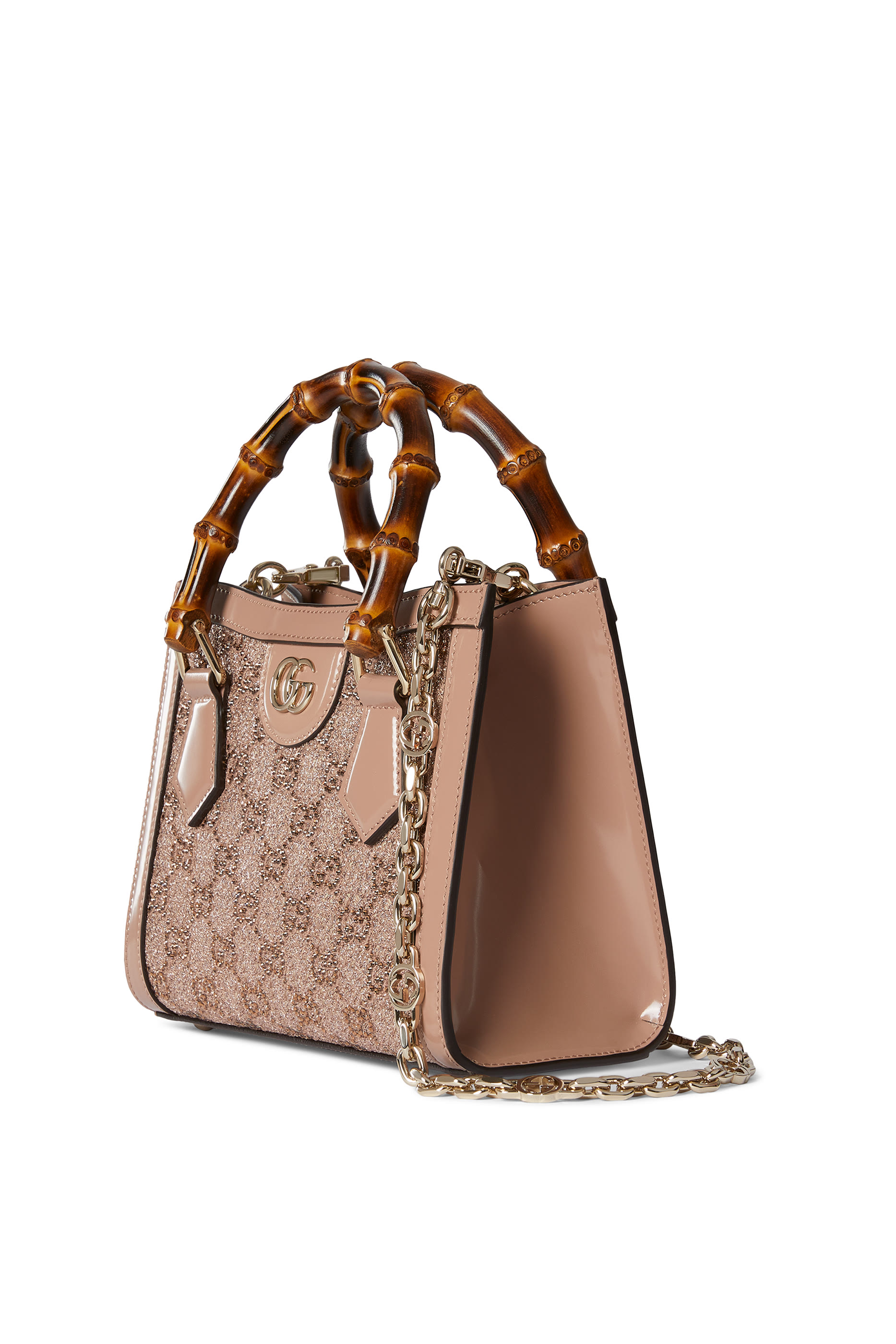 حقيبة يد ديانا صغيرة بكريستال