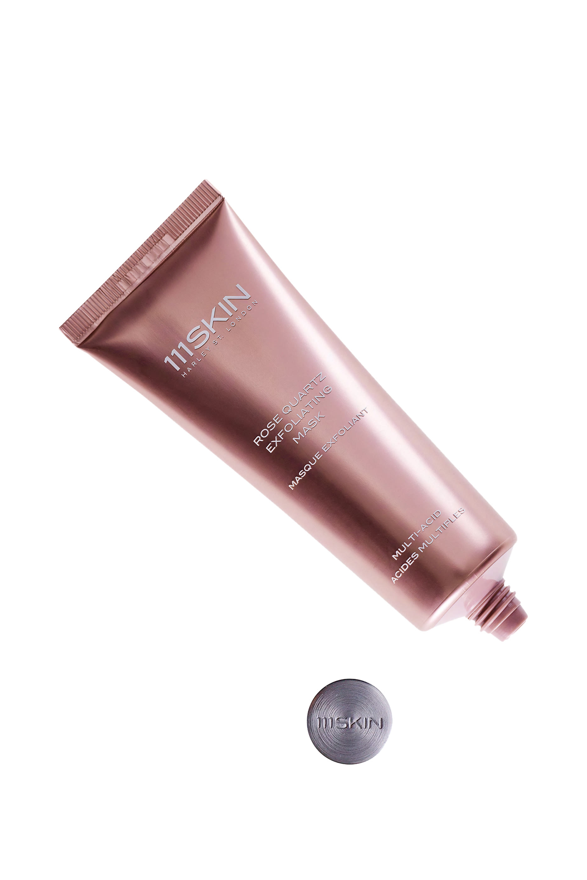 قناع تقشير البشرة بالكوارتز الوردي