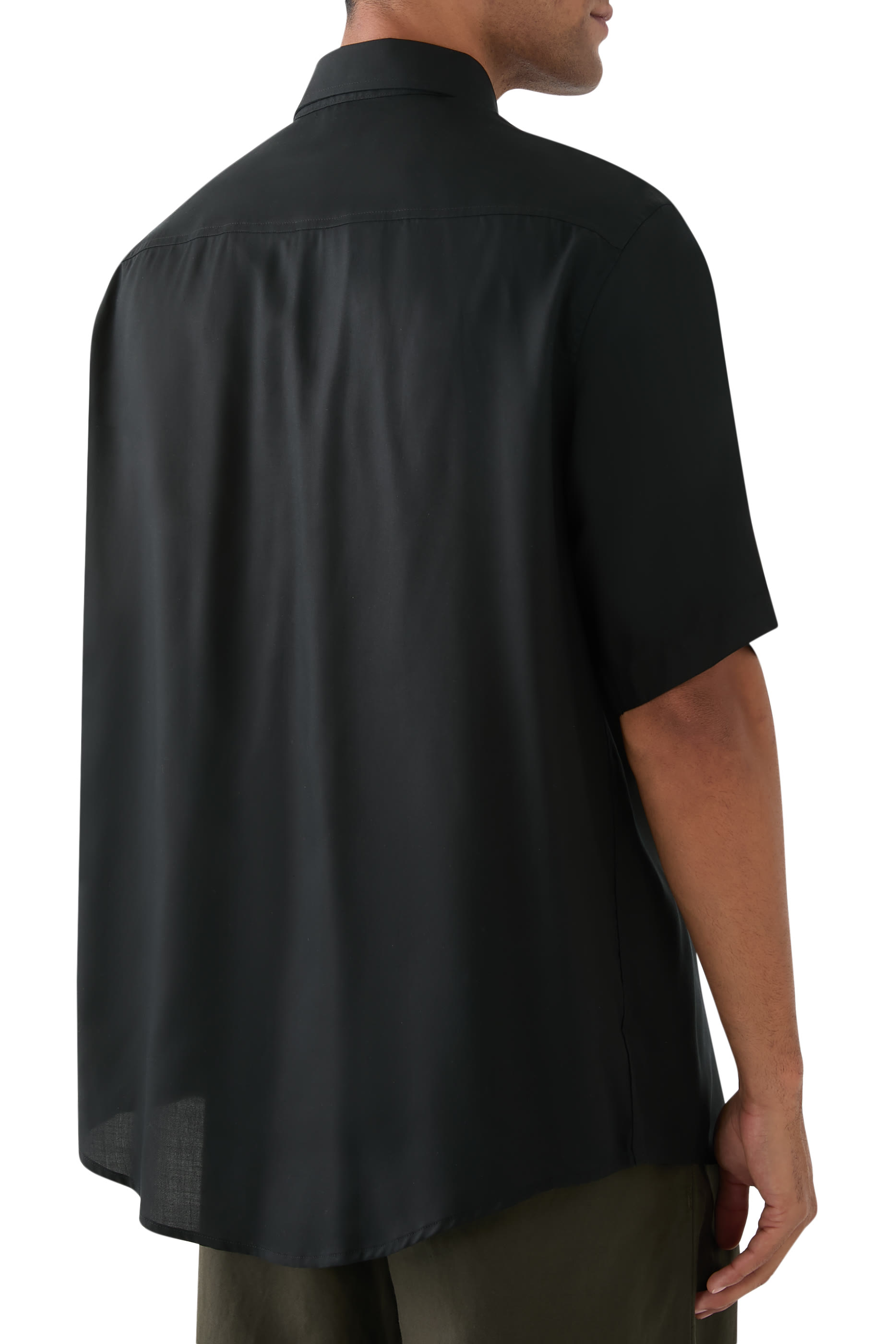 قميص بقصة عادية لايوسيل تويل