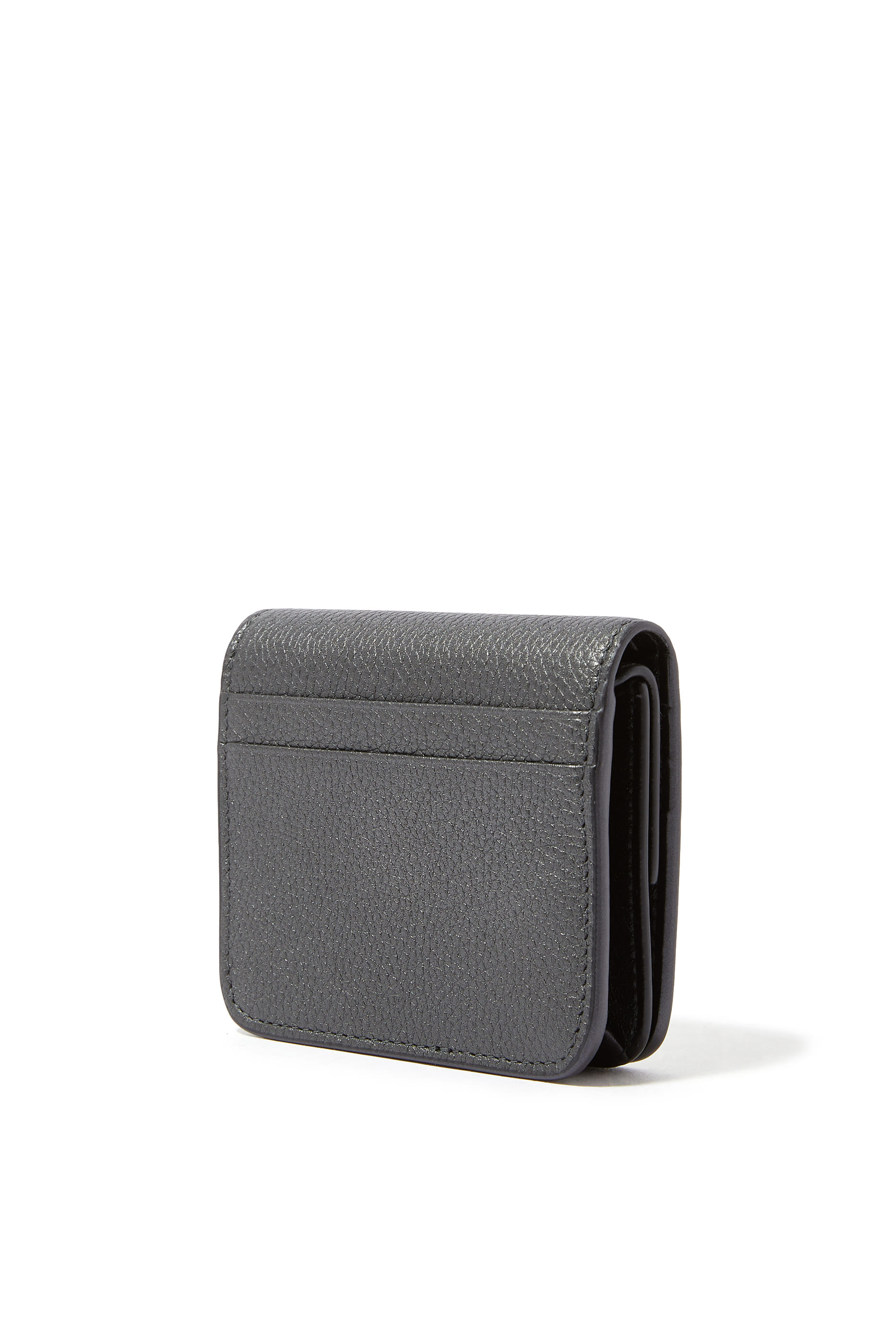 حافظة بطاقات ونقود معدنية بغطاء قلاب