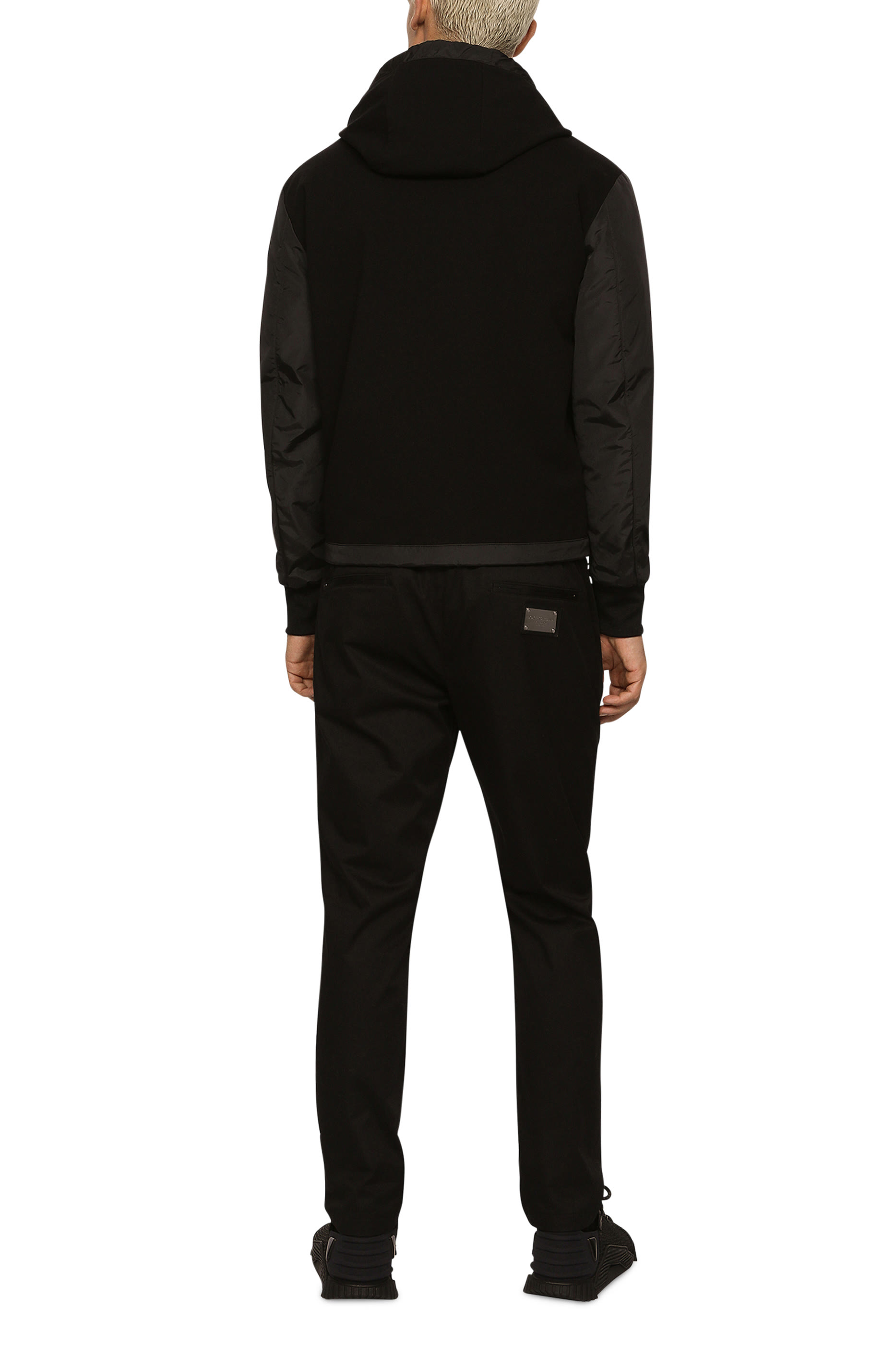 بنطال رياضي بشارة مطاطية بشعار الماركة قطن