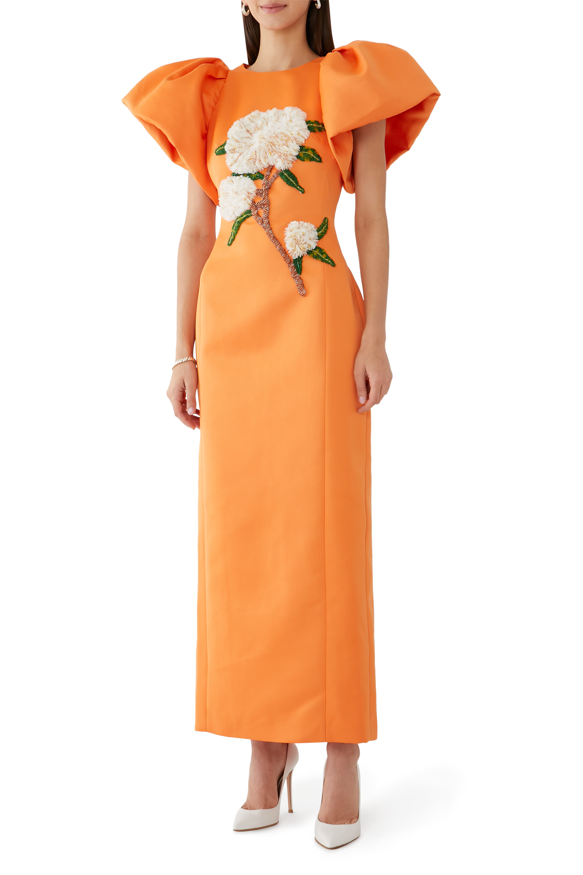 فستان لوسيندا طويل مزين