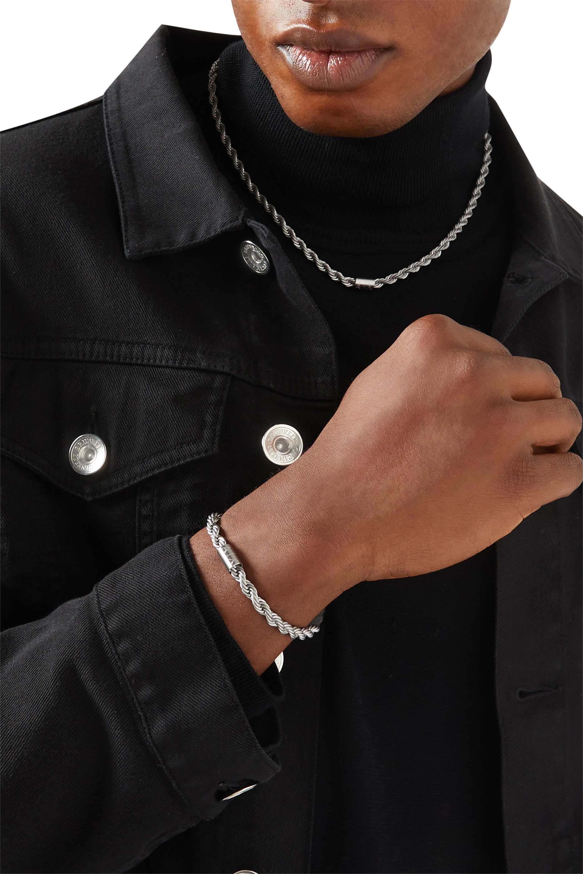 سوار سلسلة بشعار الماركة ستانلس ستيل