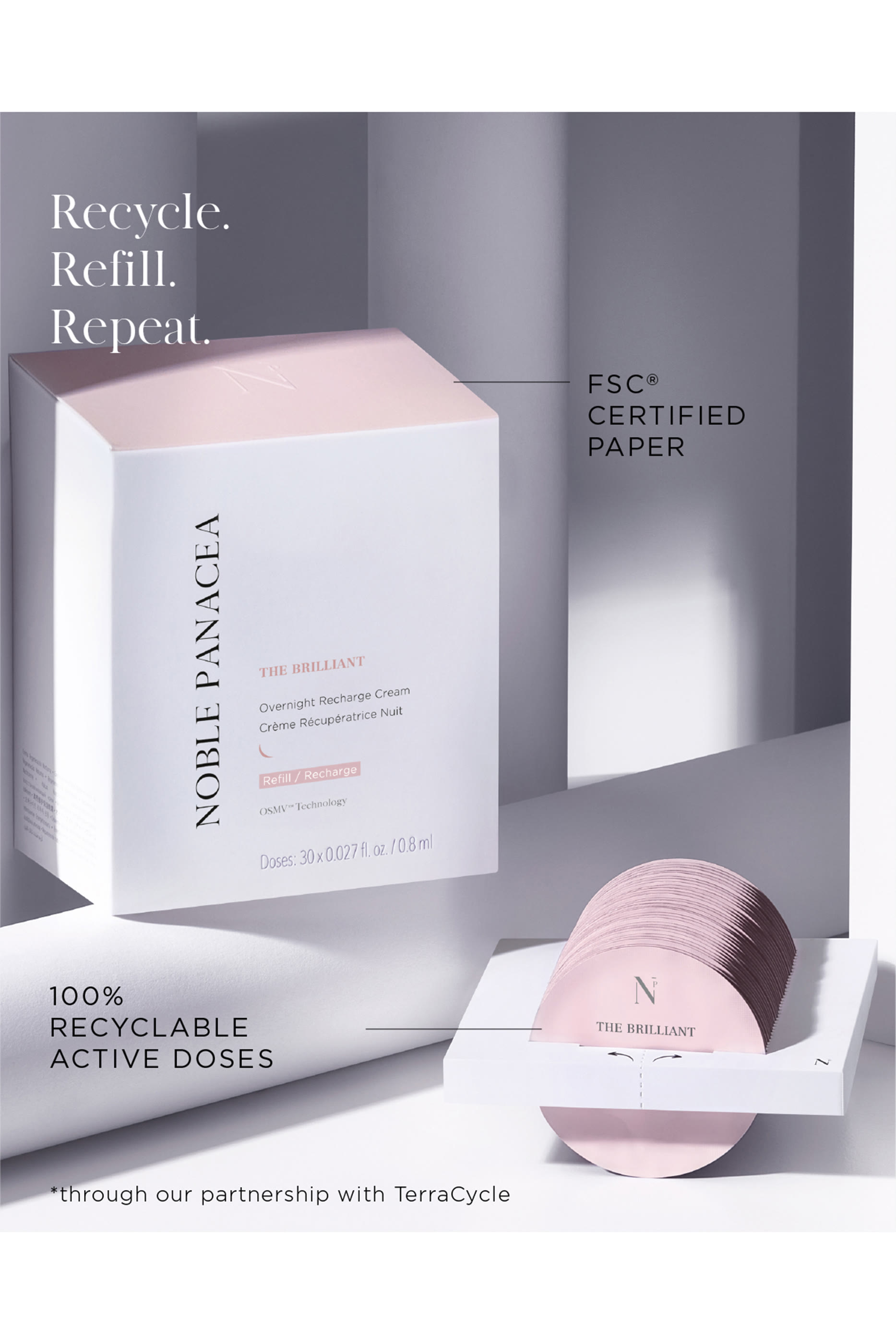 عبوة إعادة ملء كريم ليلي بريليانت