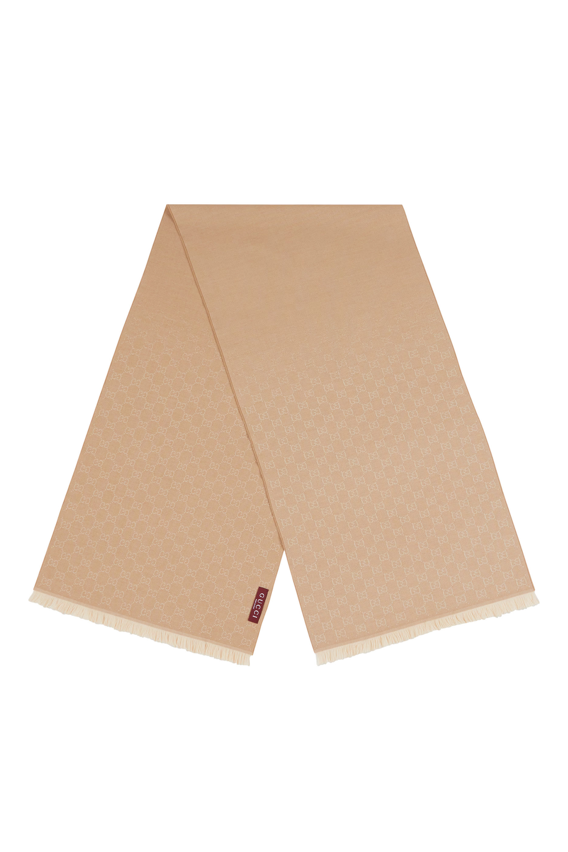 وشاح مزين بشعار الماركة صوف