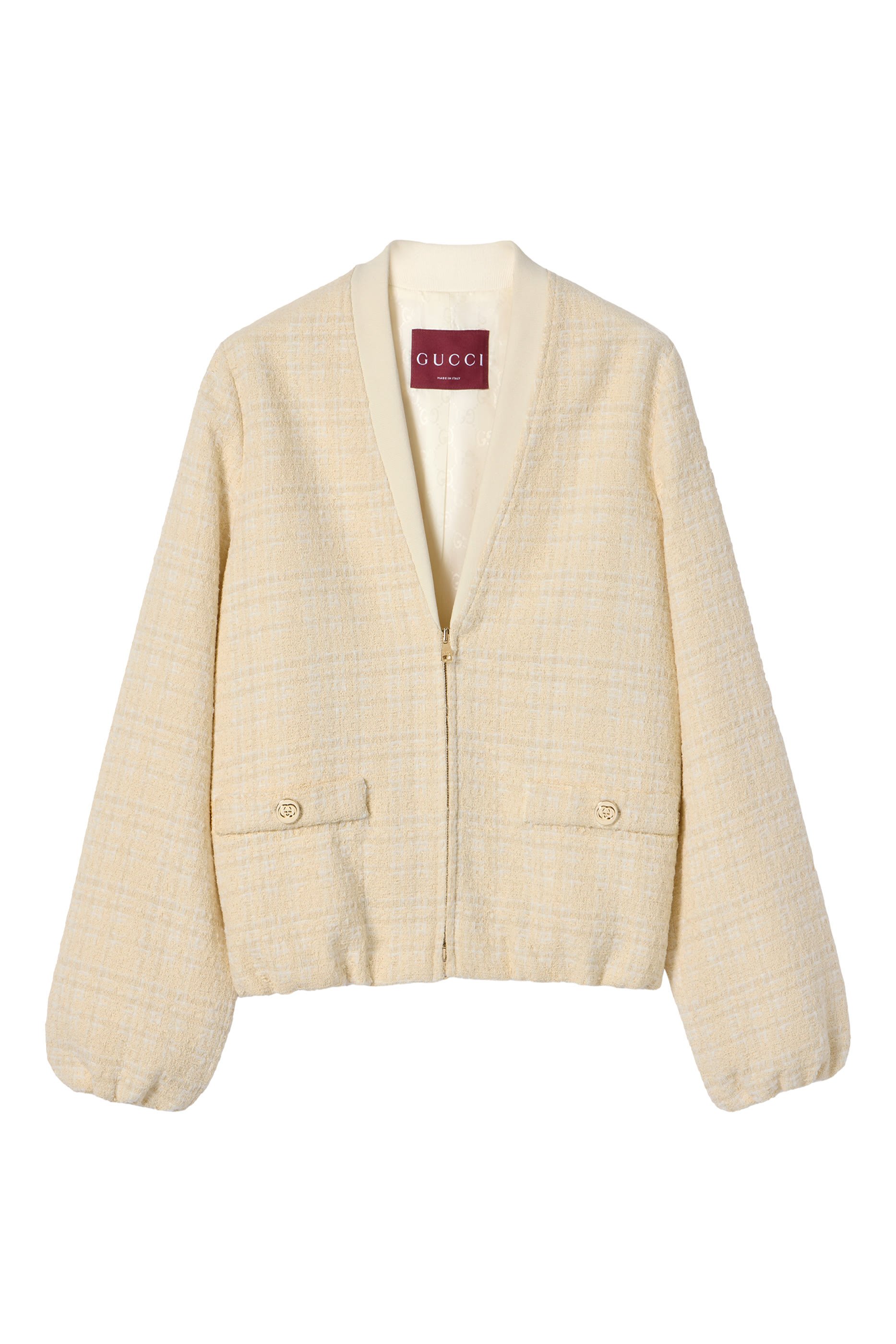 Check Cotton Tweed Jacket
