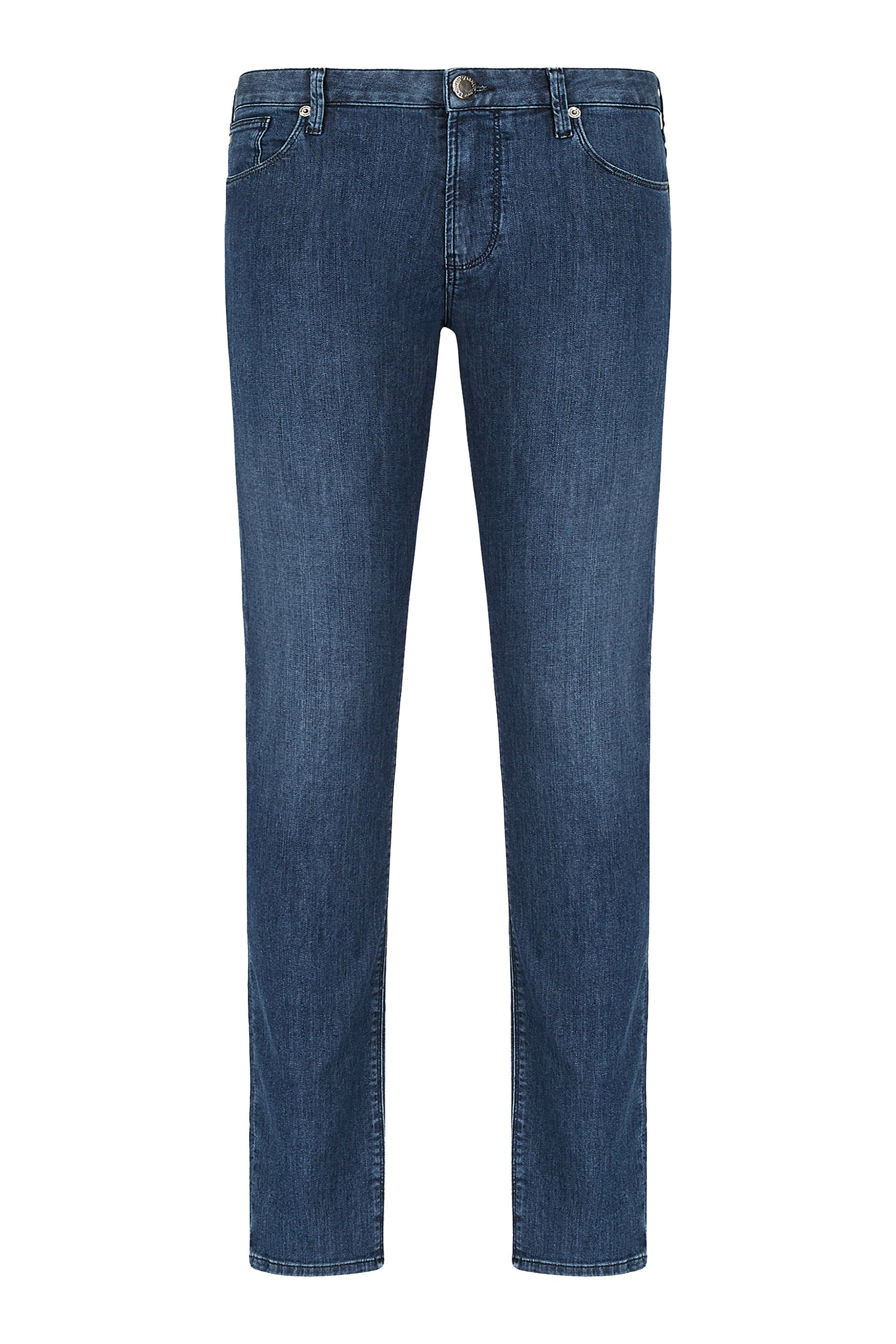 بنطال دنيم بقصة مستقيمة