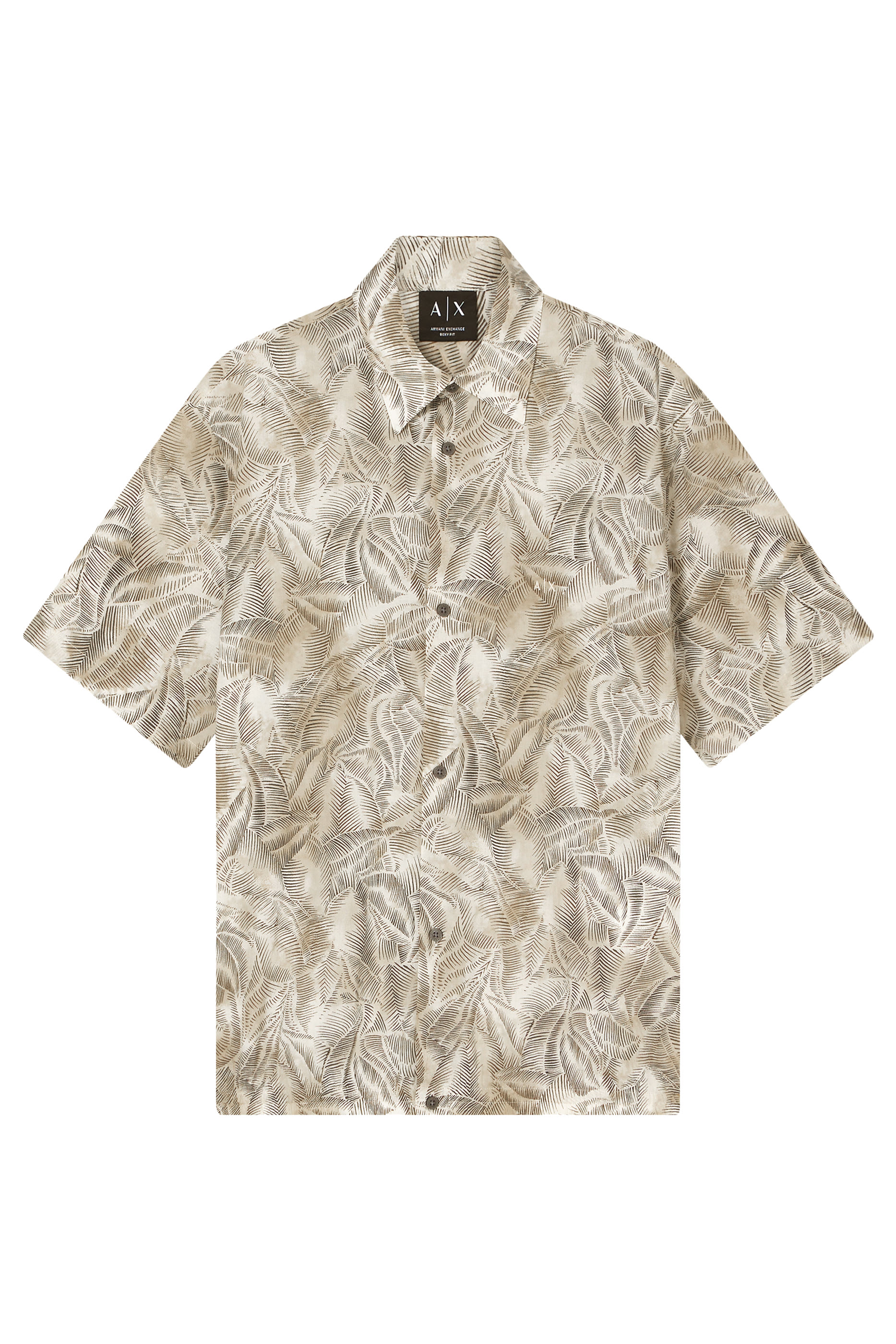 قميص بصف أزرار مخفي