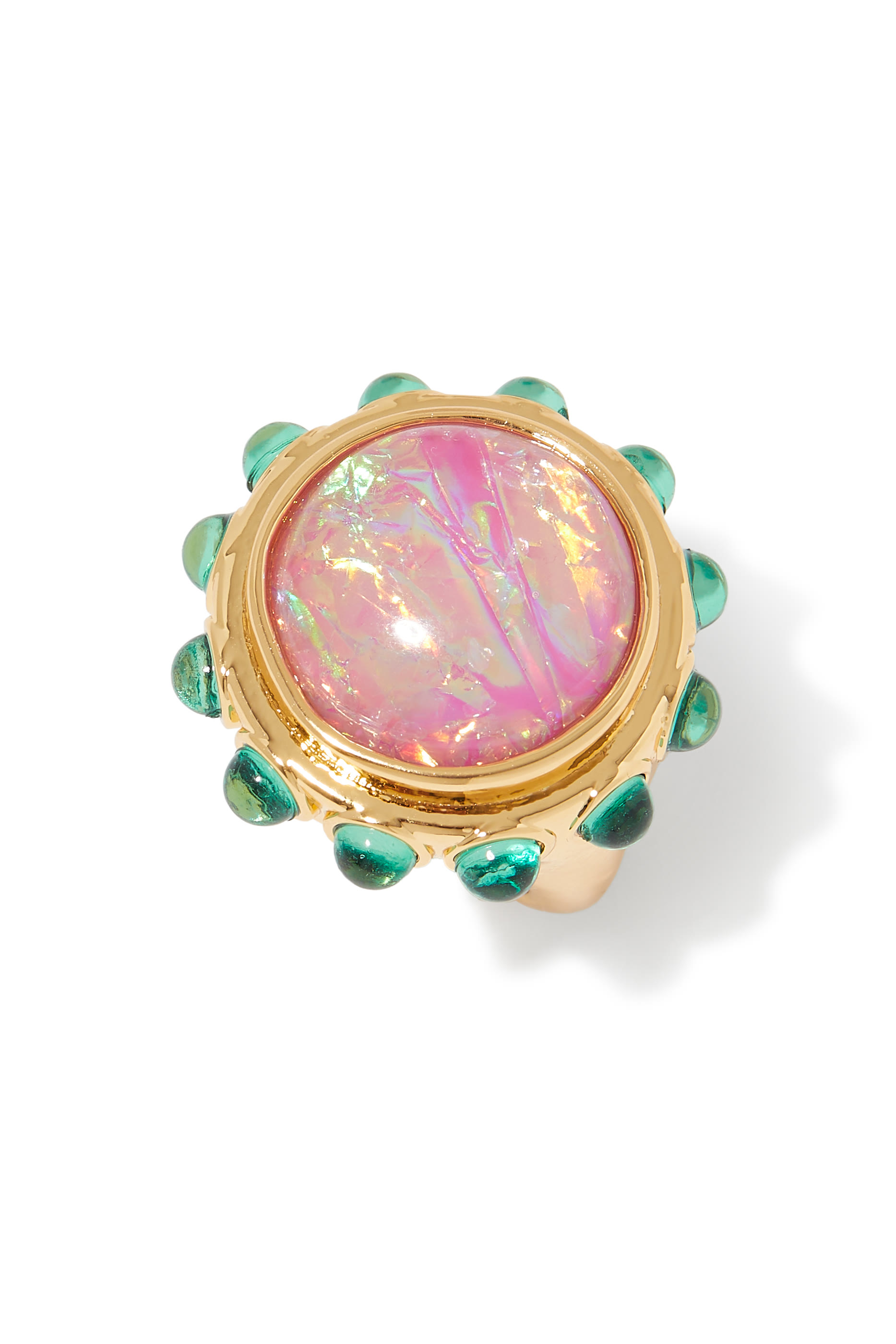 خاتم كوكتيل مستدير