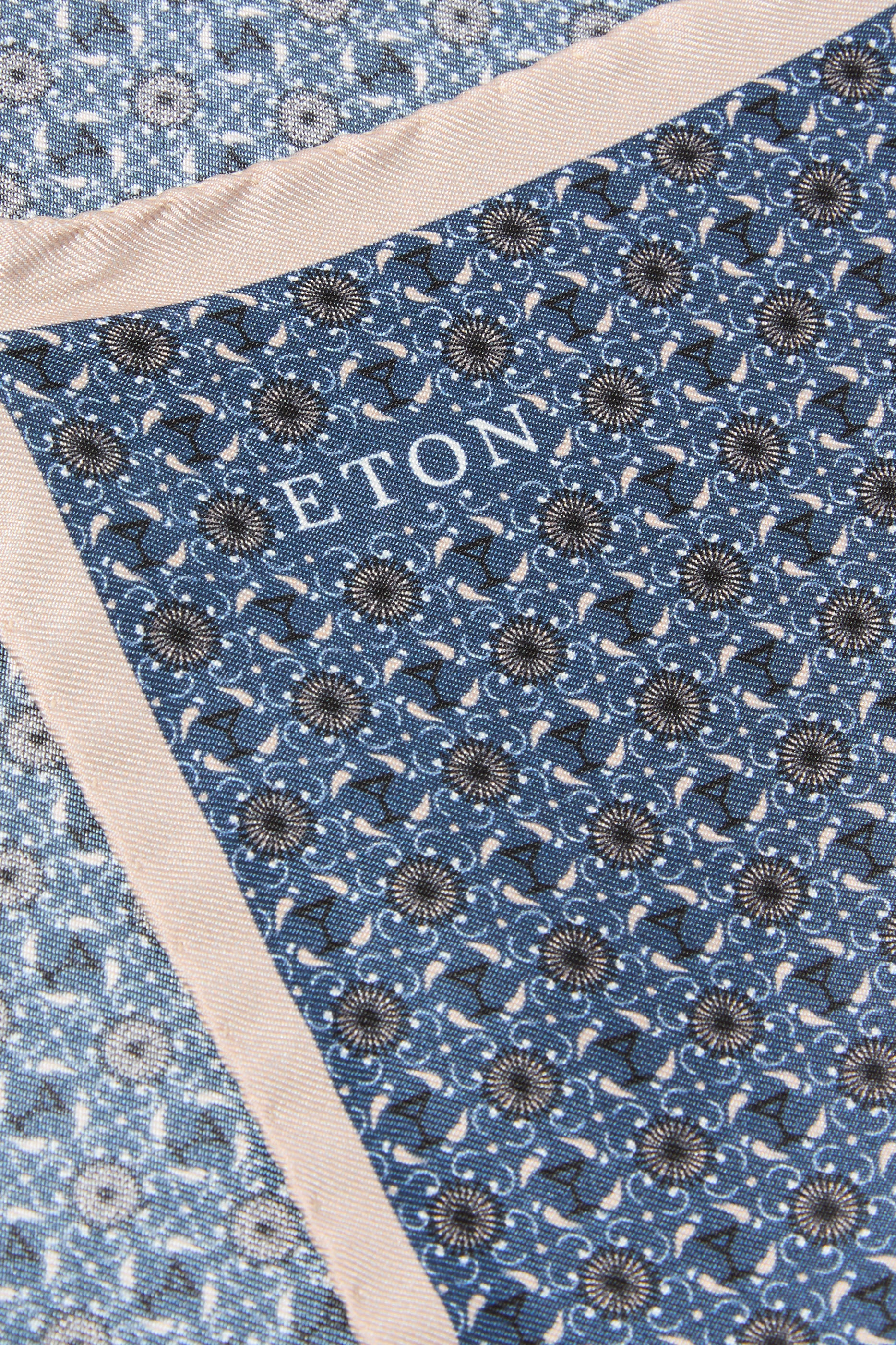 منديل جيب بنقشة هندسية حرير