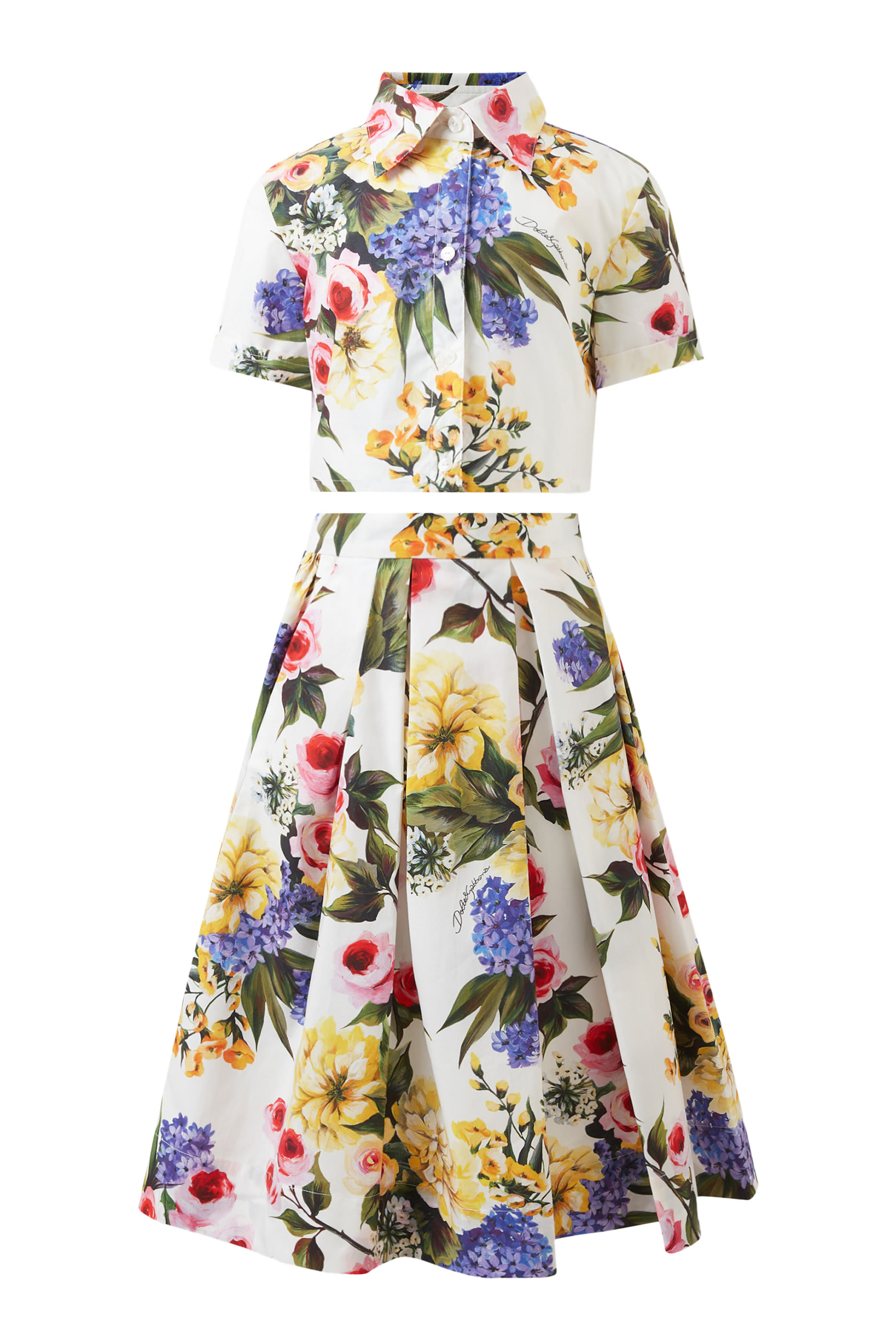 تنورة للأطفال بطبعة جاردن