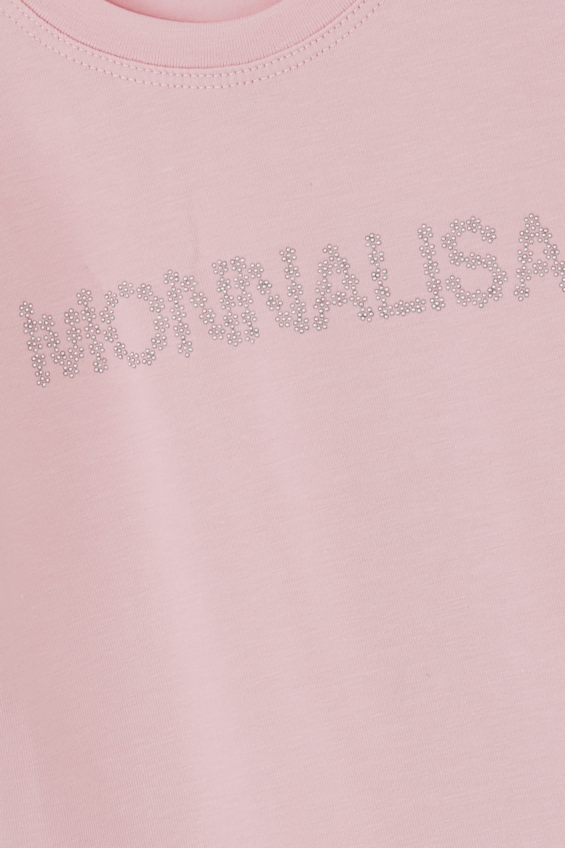 تيشيرت للأطفال بكشكش وشعار الماركة