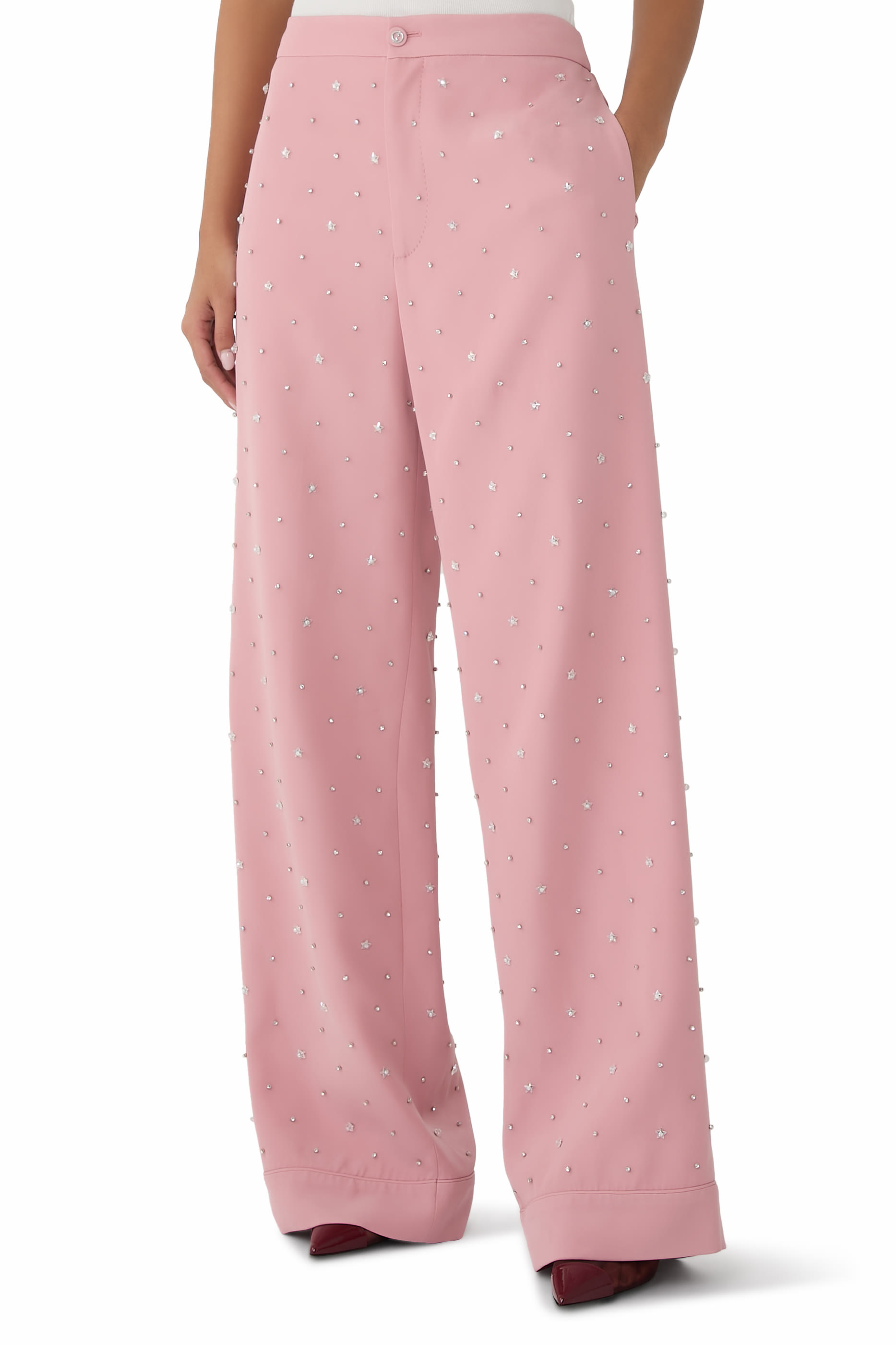 بنطال فيسكوز وحرير كادي